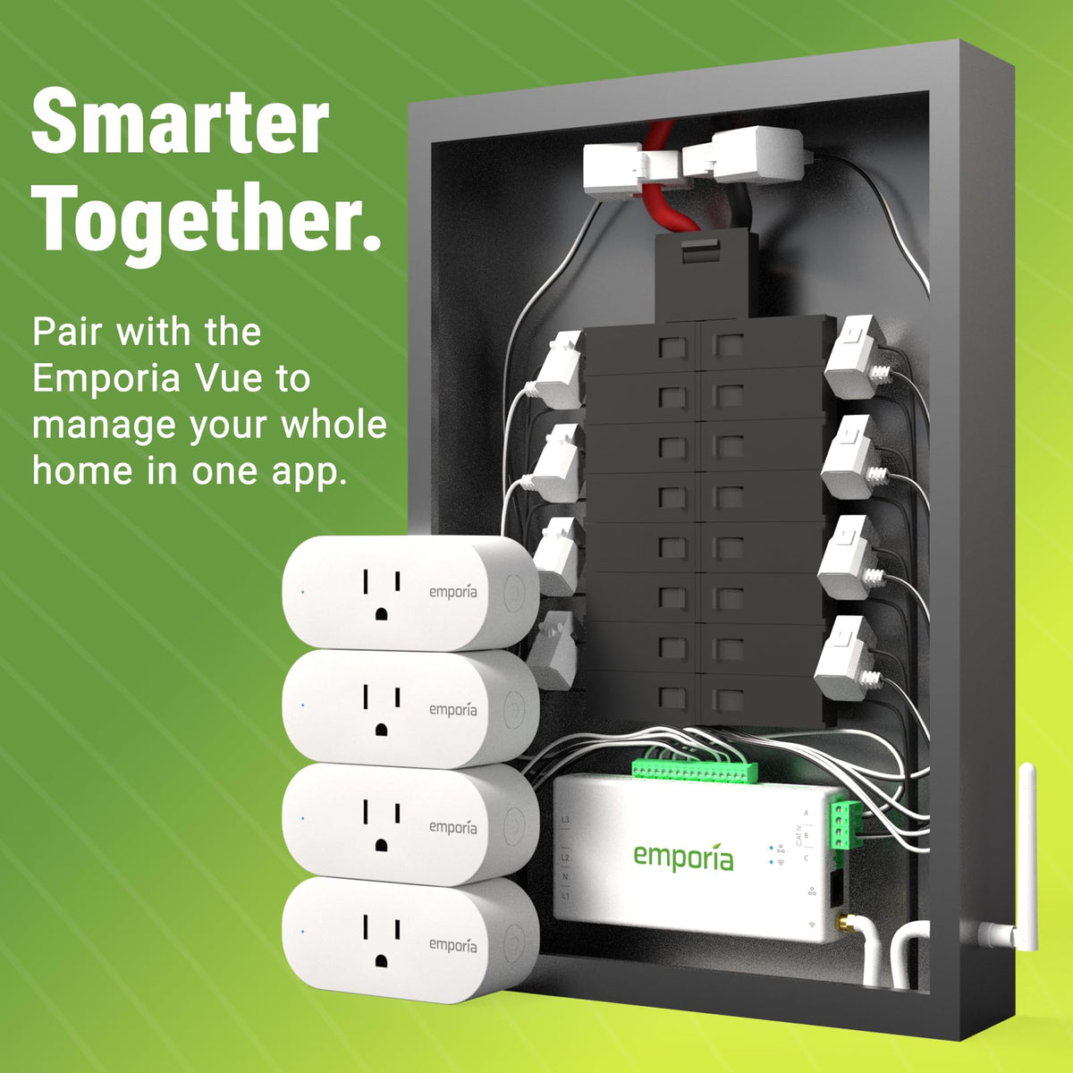 Emporia Energy Monitoring Smart Plug WiFi Smart Outlet Plug - EMPORIA Official Imagery - 6