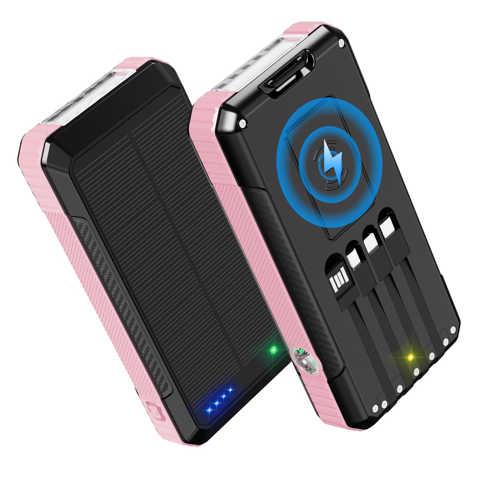 Solar Power Bank 49800mAh Portable Charger with Built in 4 - FCJZX Official Imagery - 1