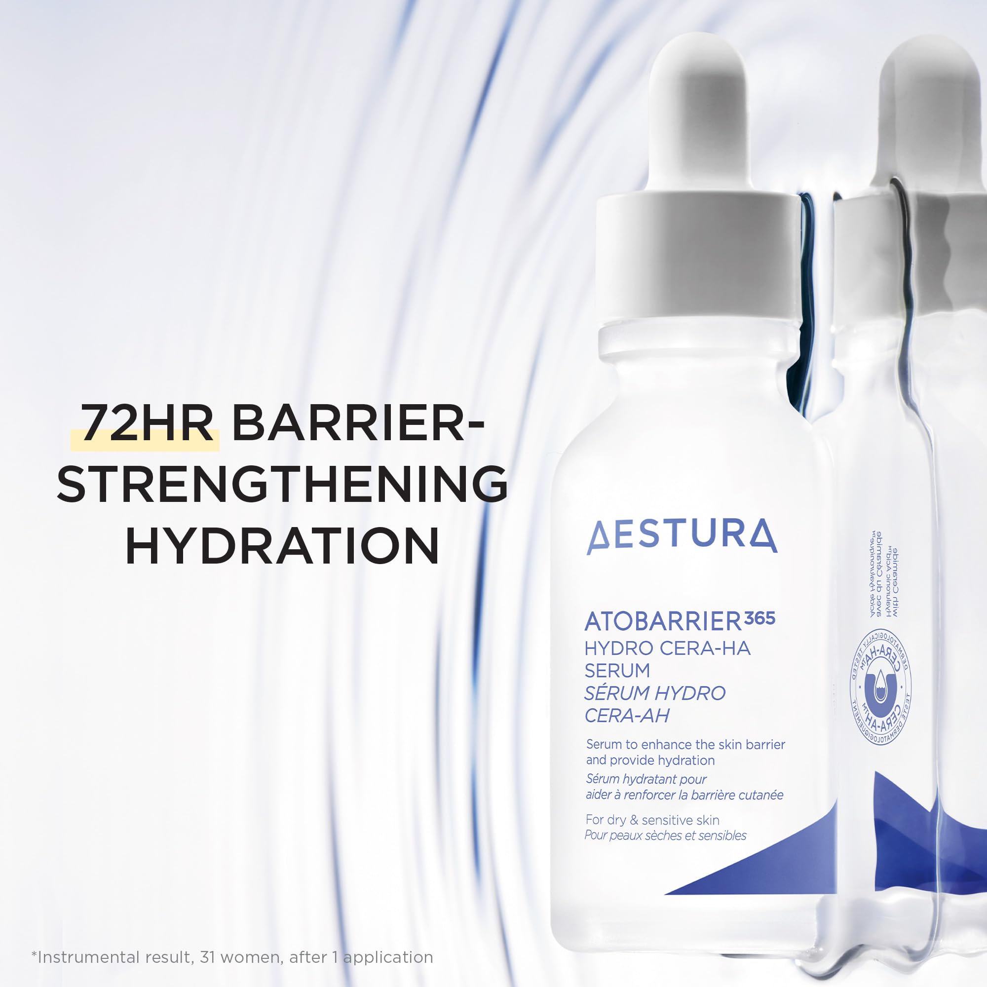 AESTURA ATOBARRIER365 Hydro CERA-HA Korean Face Serum with - AESTURA
