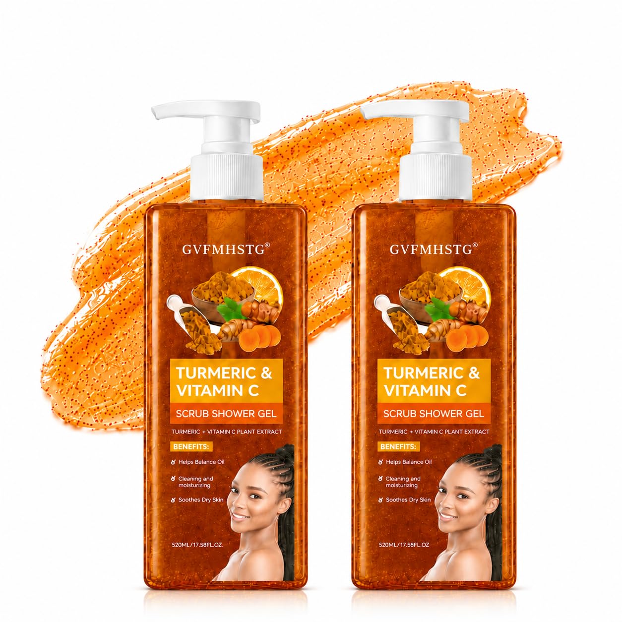 Amazon.com : 34OZ Vitamin C Turmeric Body Scrub Body Wash