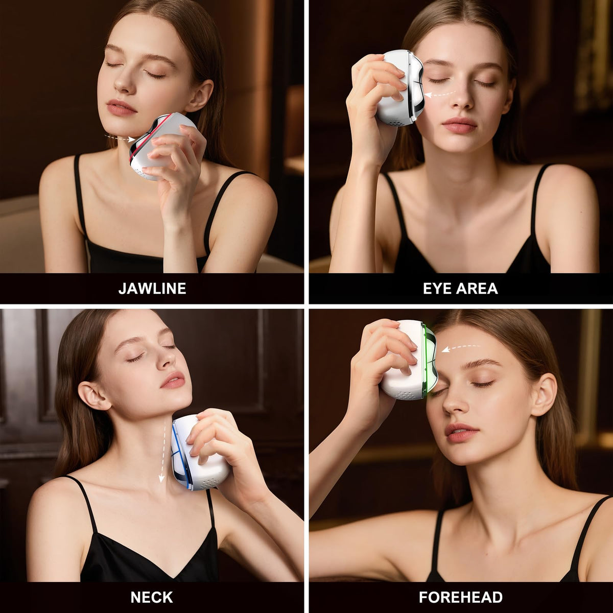 Electric Gua Sha Face Massager 7 in 1 Red Light Therapy - Maliansun Official Imagery - 7