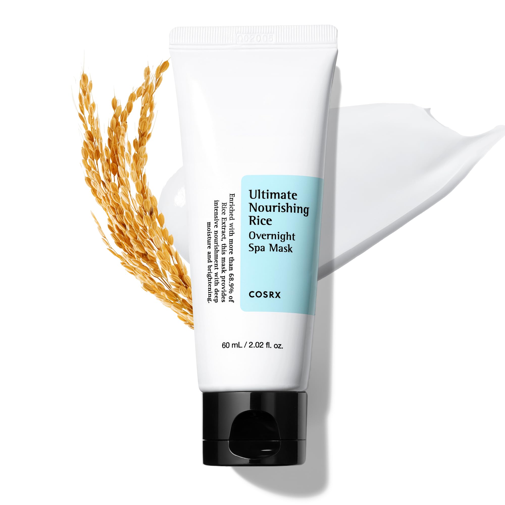 COSRX Ultimate Nourishing Rice Overnight Spa Mask, Niacinamide, - COSRX