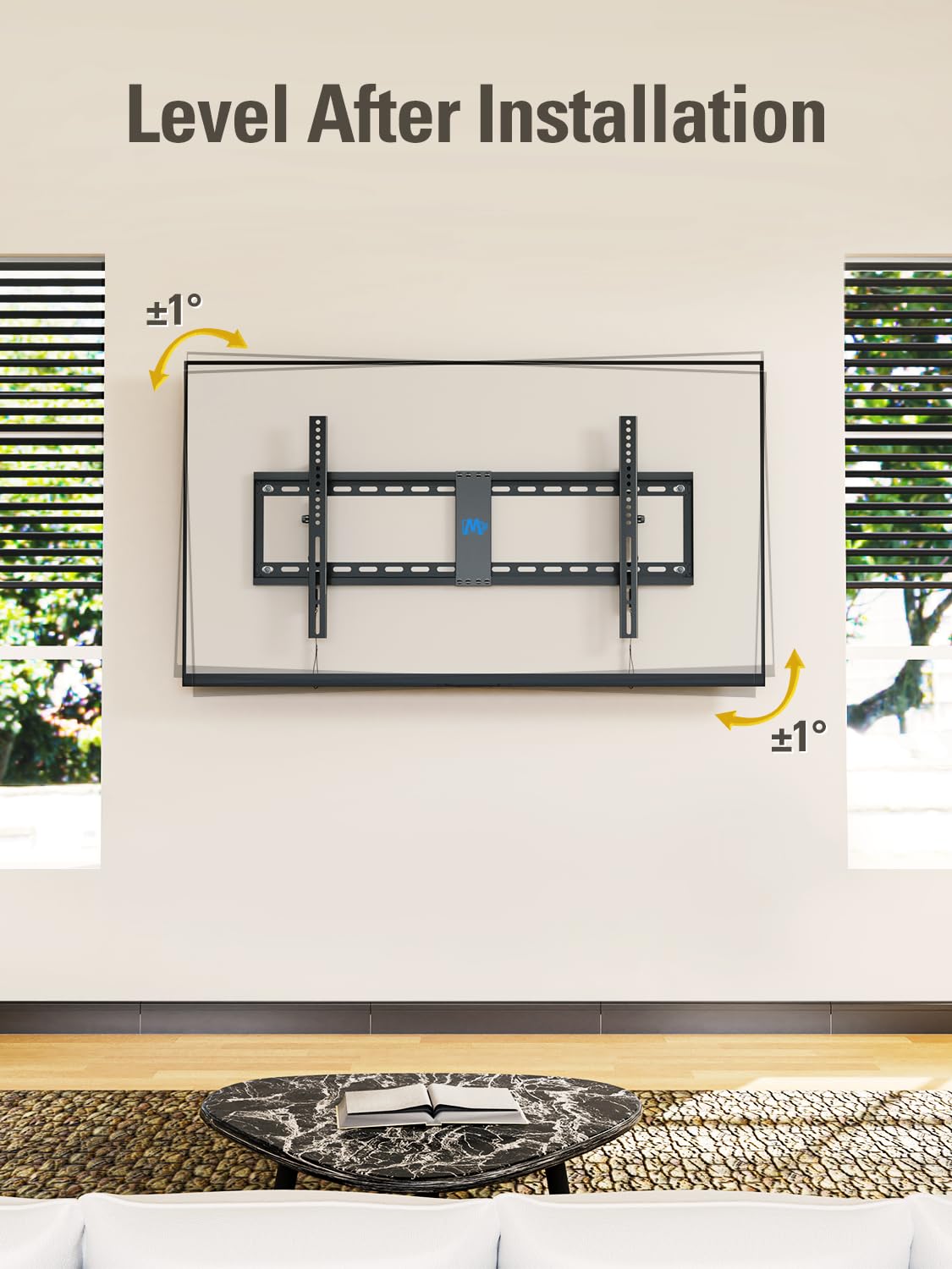 Mounting Dream TV Wall Mount for 42 86 Inch TVs Tilting TV - Mounting Dream Official Imagery - 6