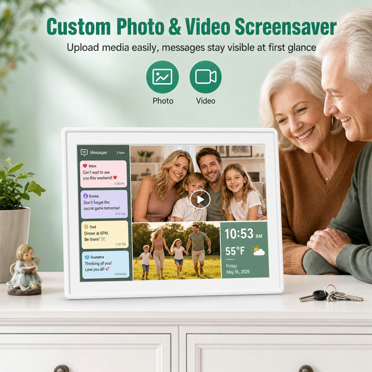 Digital Calendar Wall Planner 10 1 Inch Touch Screen WiFi - Annalivkg Official Imagery - 8