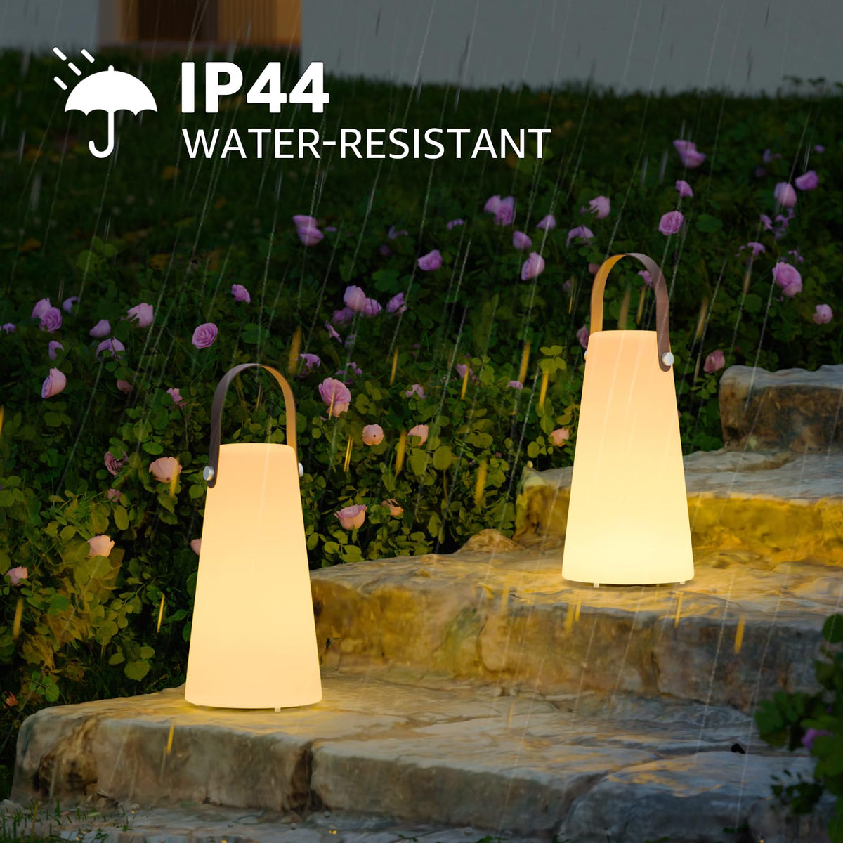 2 Pack Outdoor Lamps NiceBuy Rechargeable Outdoor Lanterns - NiceBuy Official Imagery - 5