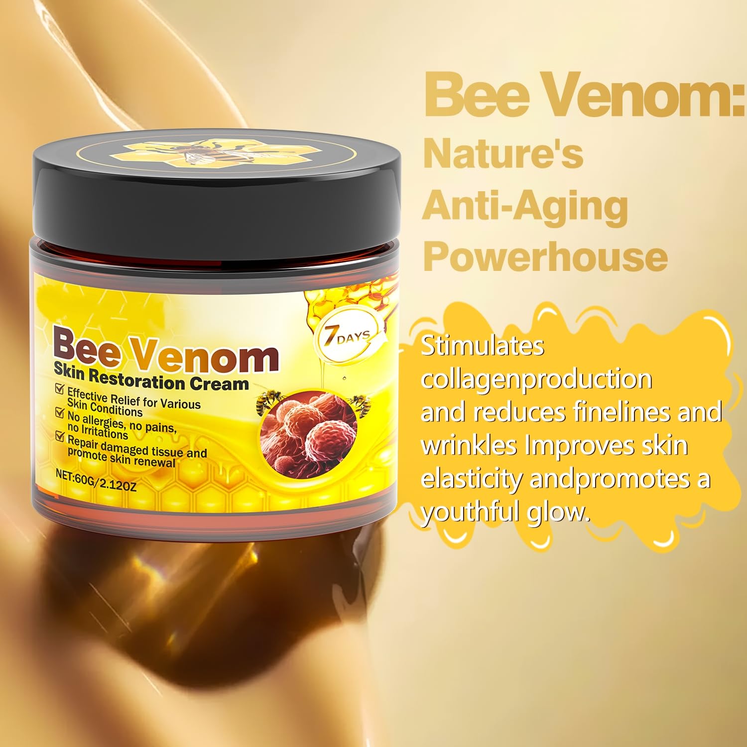 Bee Venom Skin Treatment Cream - lzzch1219 Official Imagery - 3