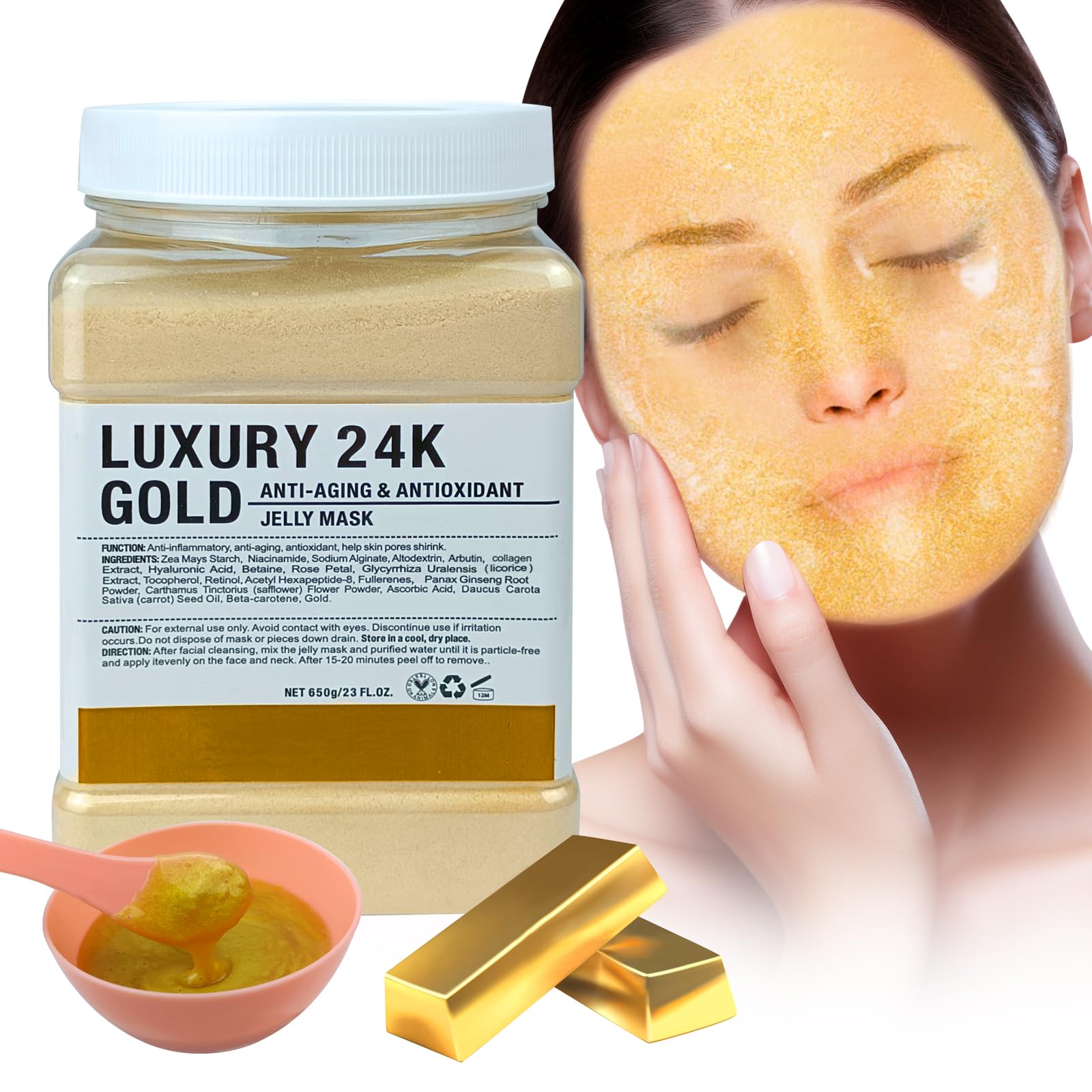 Jelly Mask for Facials Professional, Hydrating &amp; - Angeland