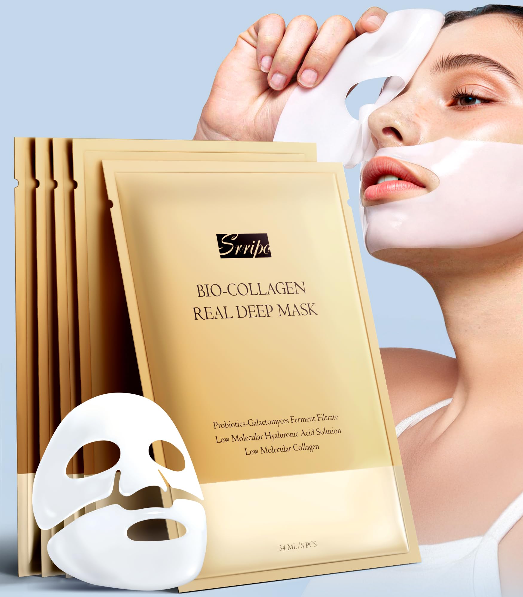 Radiant Glow Collagen Face Mask - Srripo