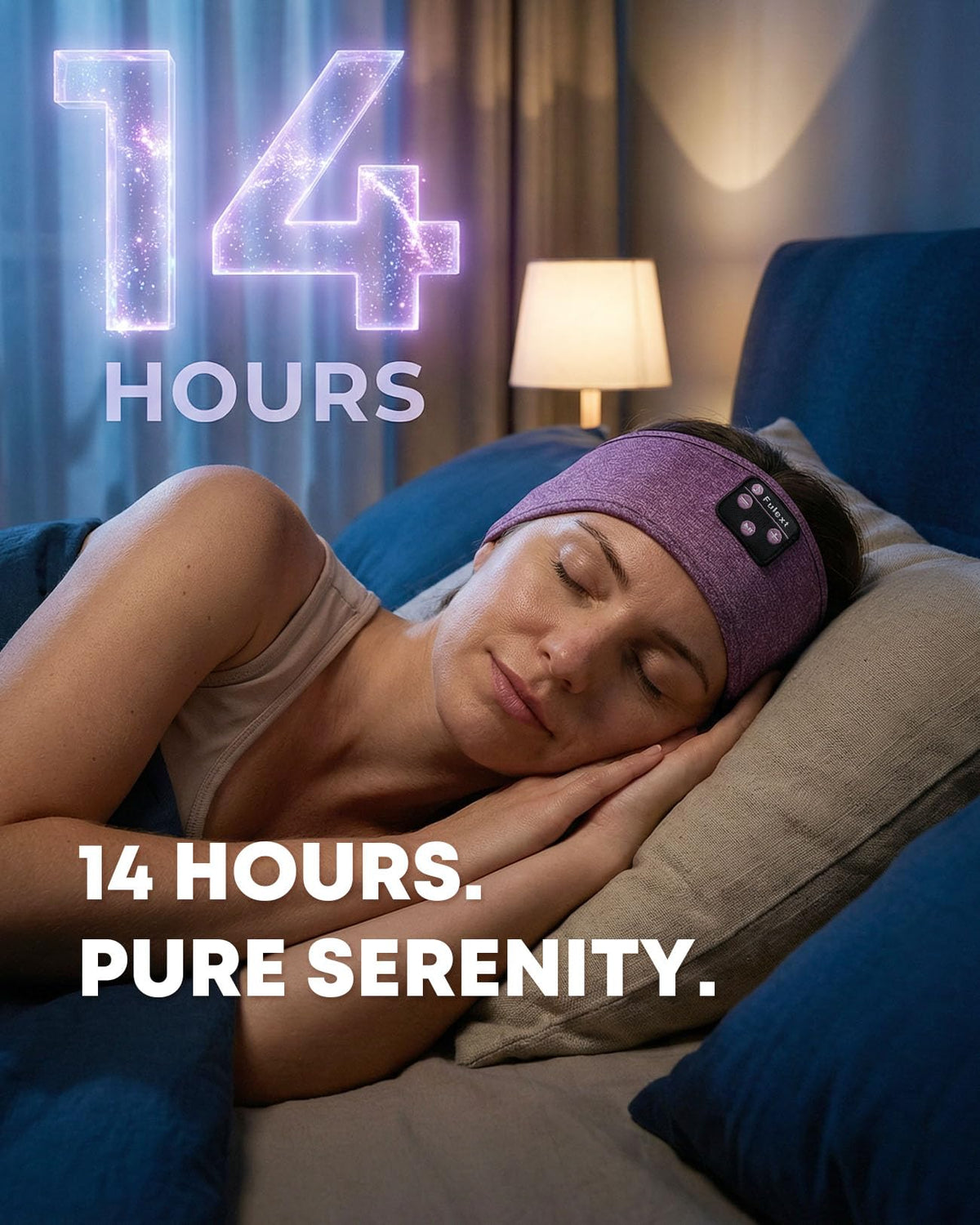 Sleep Headphones Bluetooth 5 4 Sleeping Headband Headphones - Fulext Official Imagery - 4