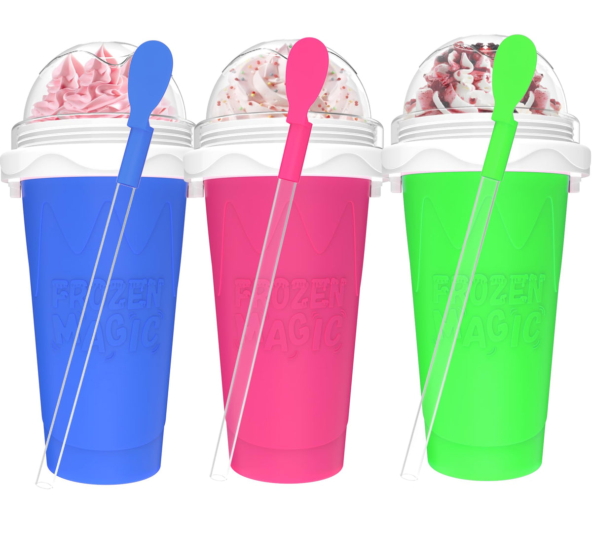 3PCS Slushie Maker Cup Quick Frozen Magic Cups for Homemade - Jairuty Official Imagery - 1