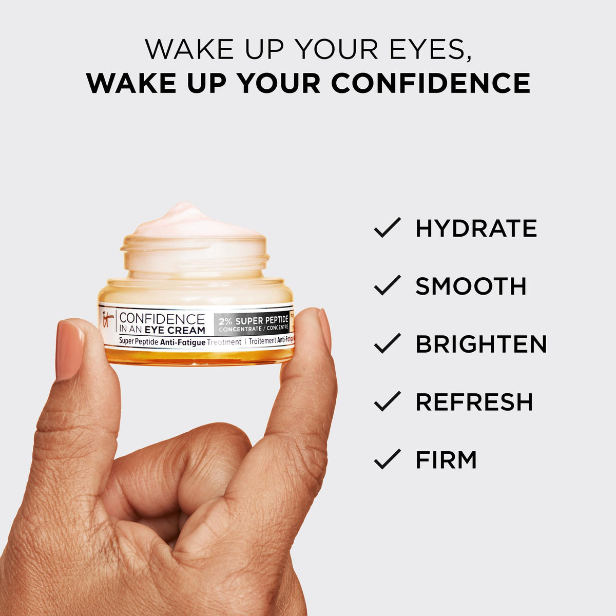 IT Cosmetics Confidence in an Eye Cream Anti aging Peptide - Premium Selection Official Imagery - 5