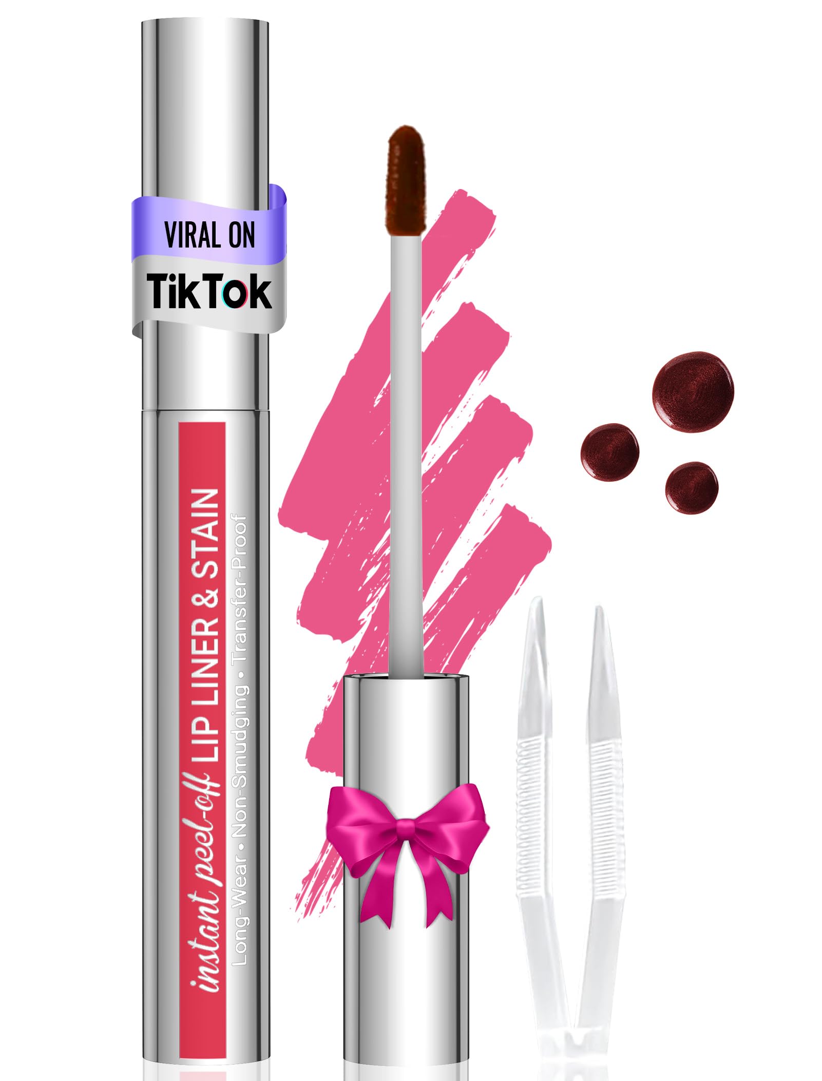 Vevivia Beauty Lip Stain - Lip Liner Stain, Long Lasting Peel Off Lip - View 10