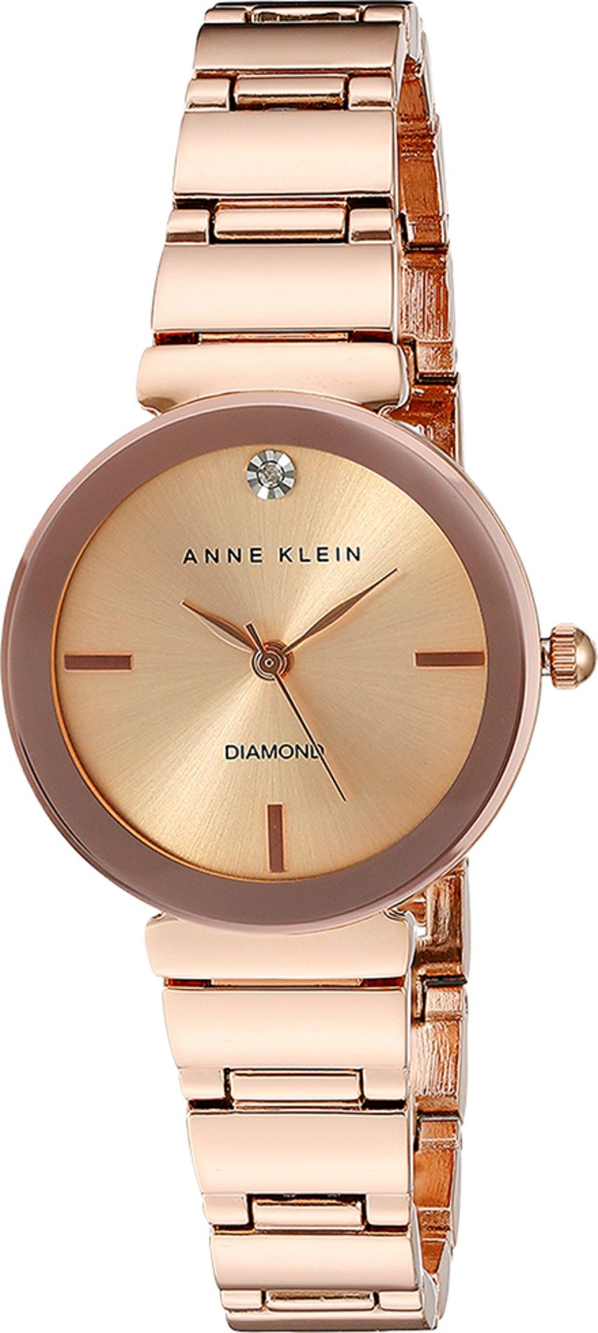 Anne Klein Women's Genuine Diamond Dial Bracelet Watch - View 7