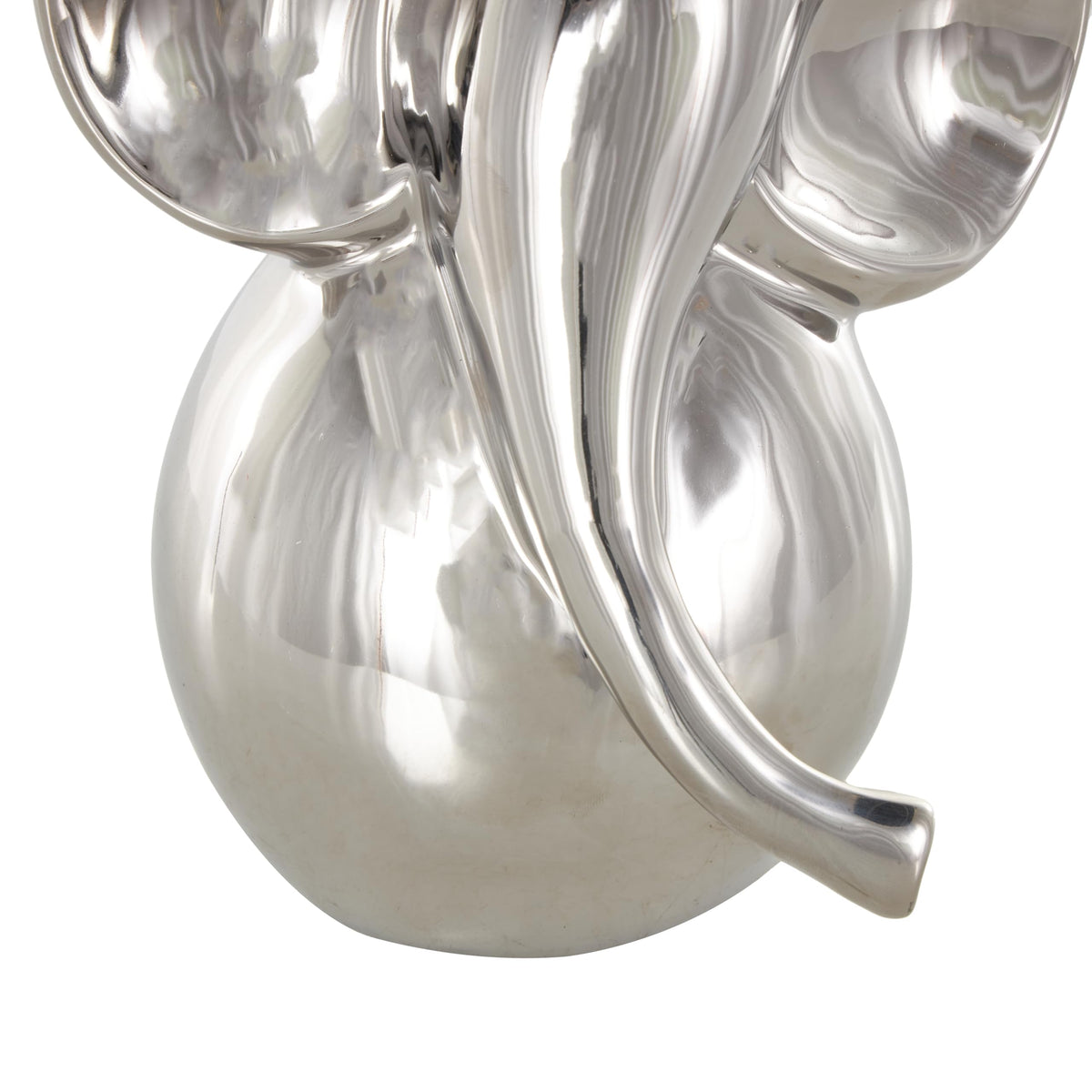 Deco 79 Ceramic Elephant Decorative Sculpture Glossy Home - Premium Selection Official Imagery - 6