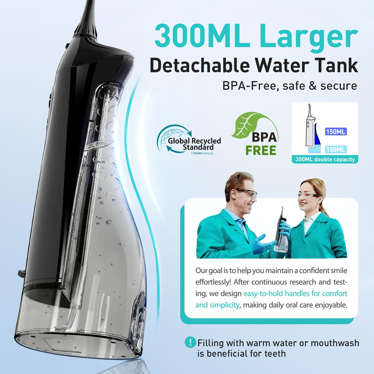 COSLUS ADA Accepted C20 Water Dental Flosser Pick - COSLUS Official Imagery - 4