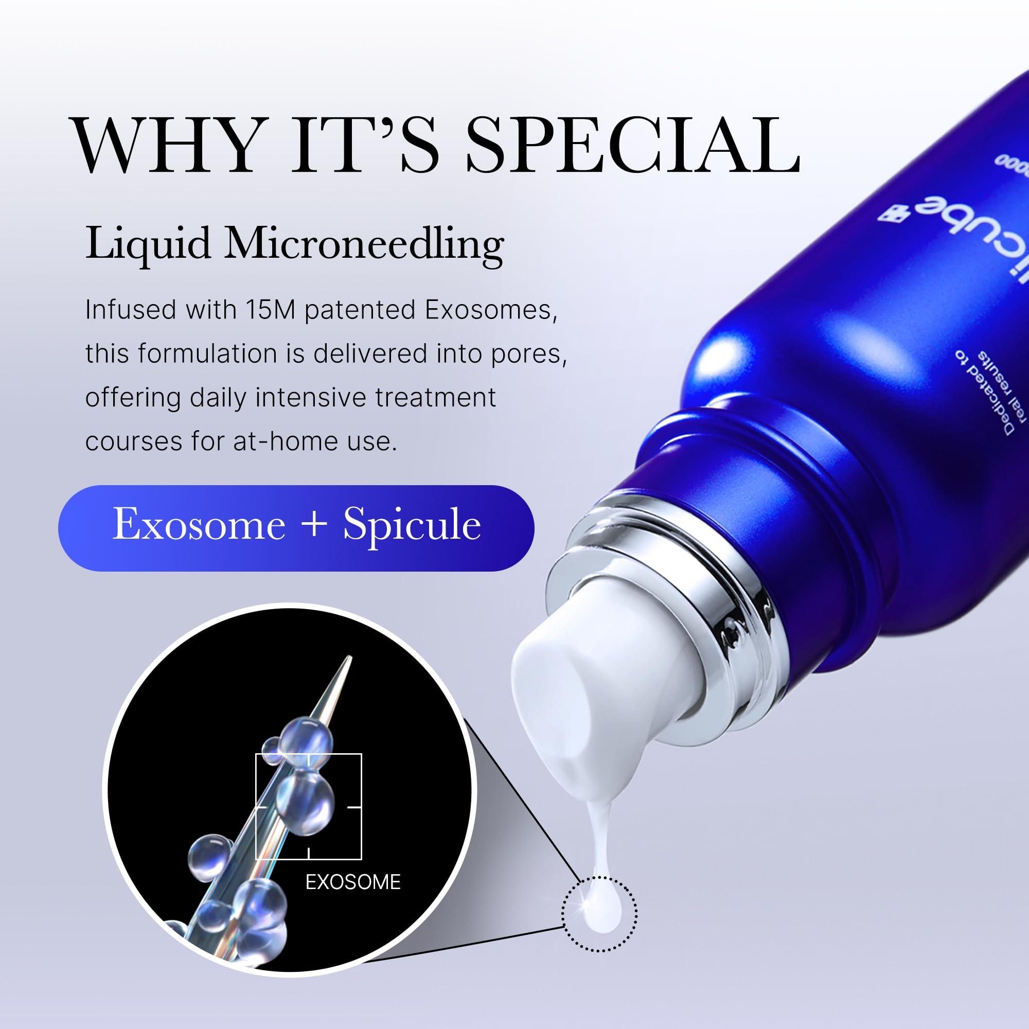 medicube Exosome Shot Zero 7,500 PPM Spicule Facial Serum