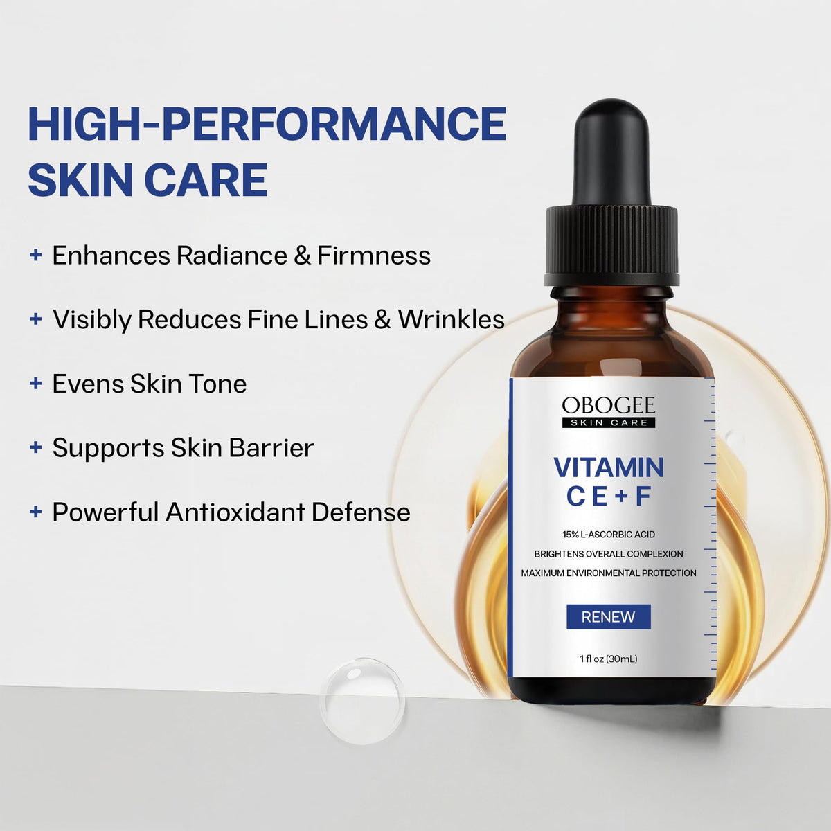 Advanced C E Ferulic Serum Full Vitamin C Face Serum Anti - OBOGEE Official Imagery - 3