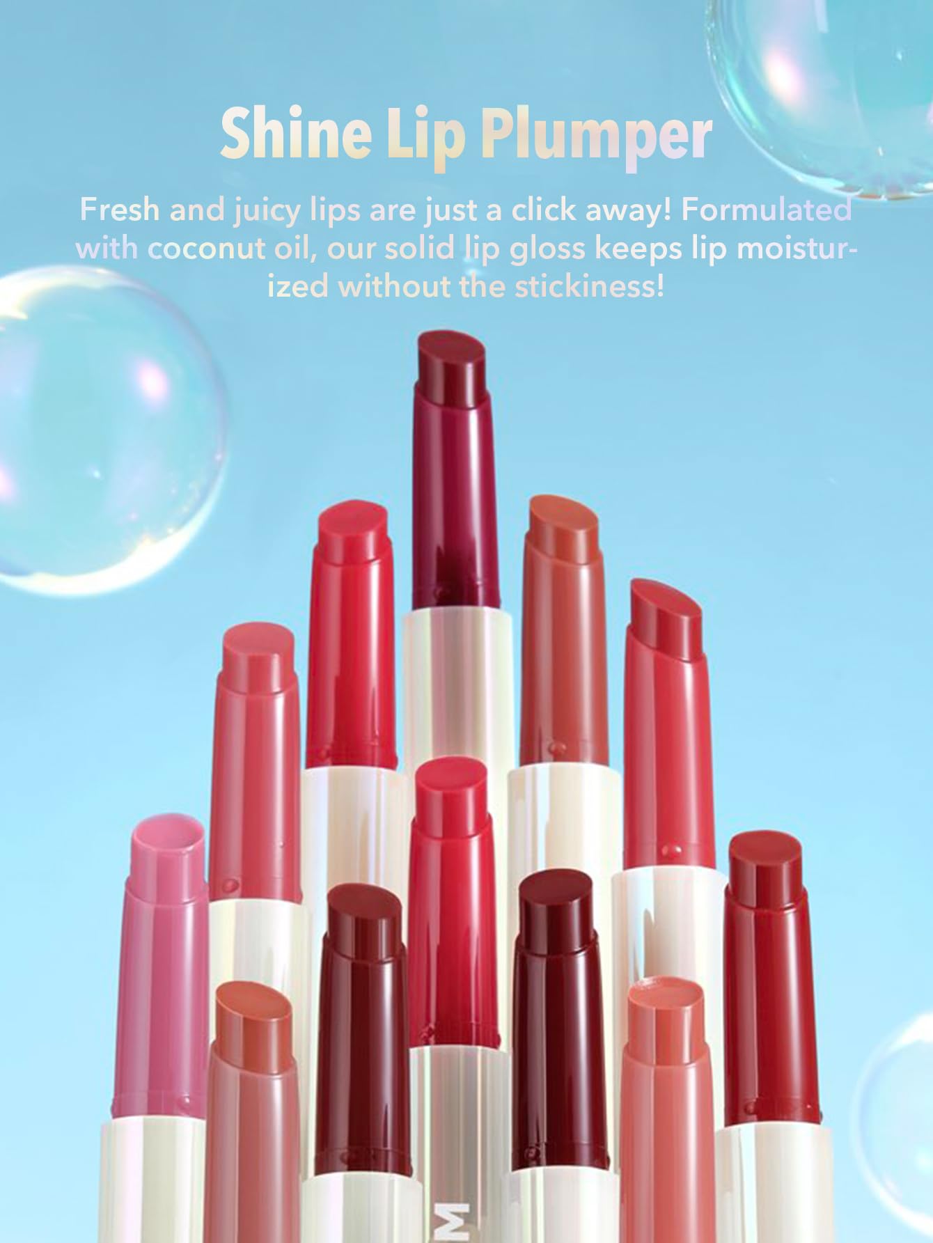 SHEGLAM PoutPerfect Moisturizing Solid Lip Gloss Non Sticky Lipstick w - View 9