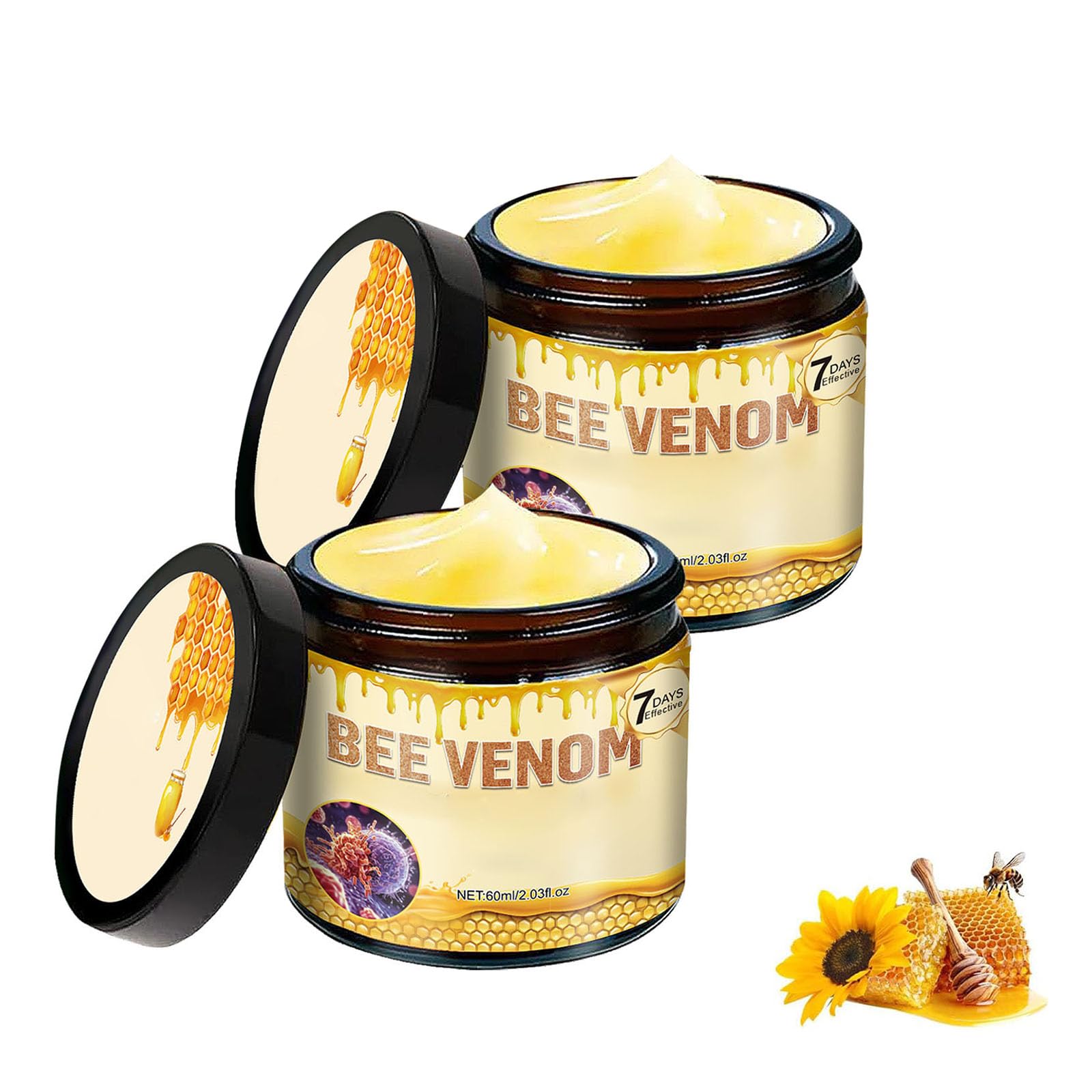COPFASTOK Bee Venom Cream daily face moisturizer, 2-pack, skin care agent with natural bee venom for skin hydration and rejuvenation