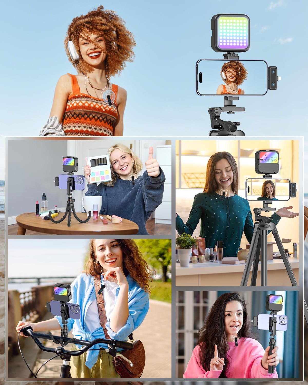 Vlogging Kit for iPhone Android YouTube Starter Kit with - Yeaki Official Imagery - 7