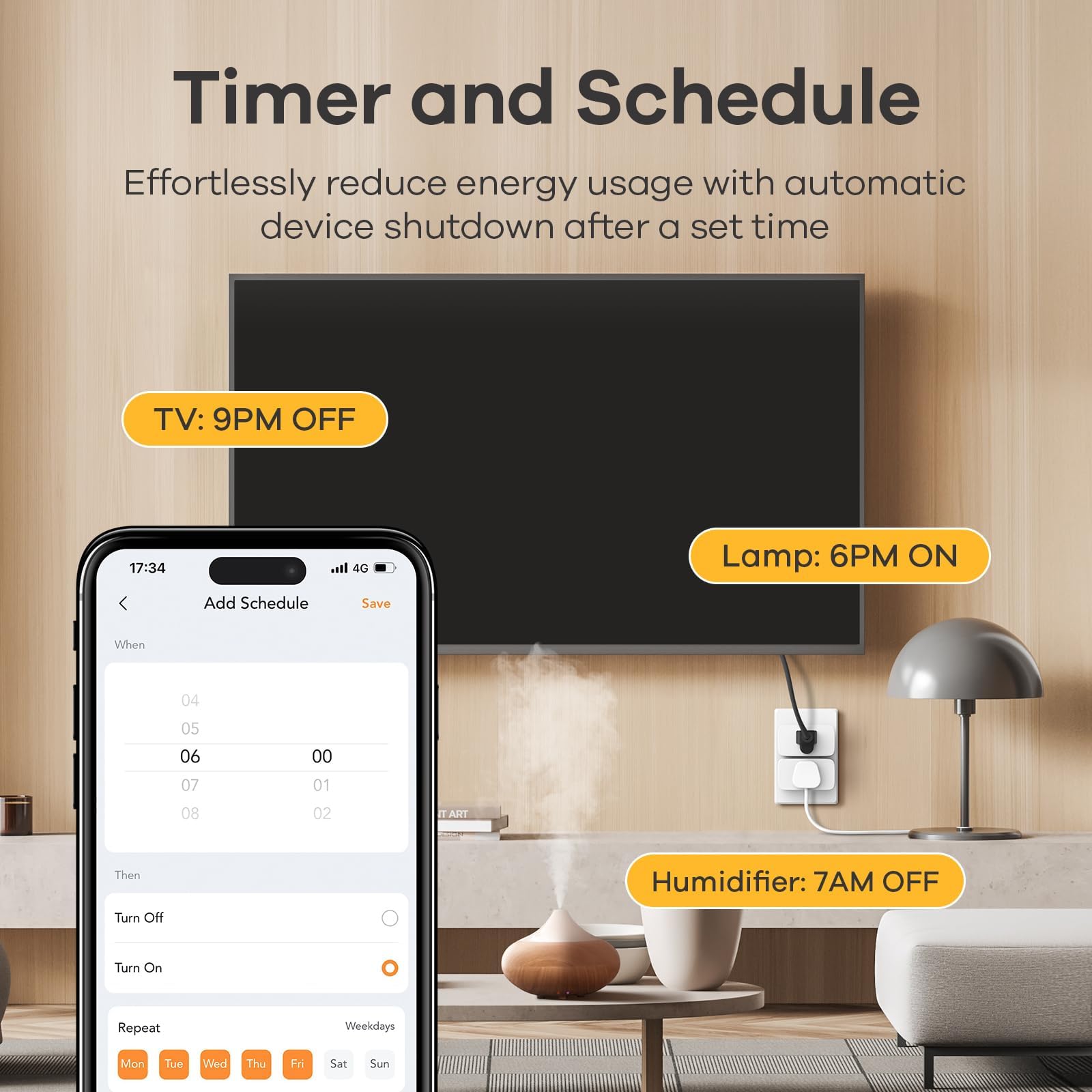 Linkind Matter Smart Plug, Work with Apple Home, Alexa, Siri, Goo - Linkind Official Product View 4