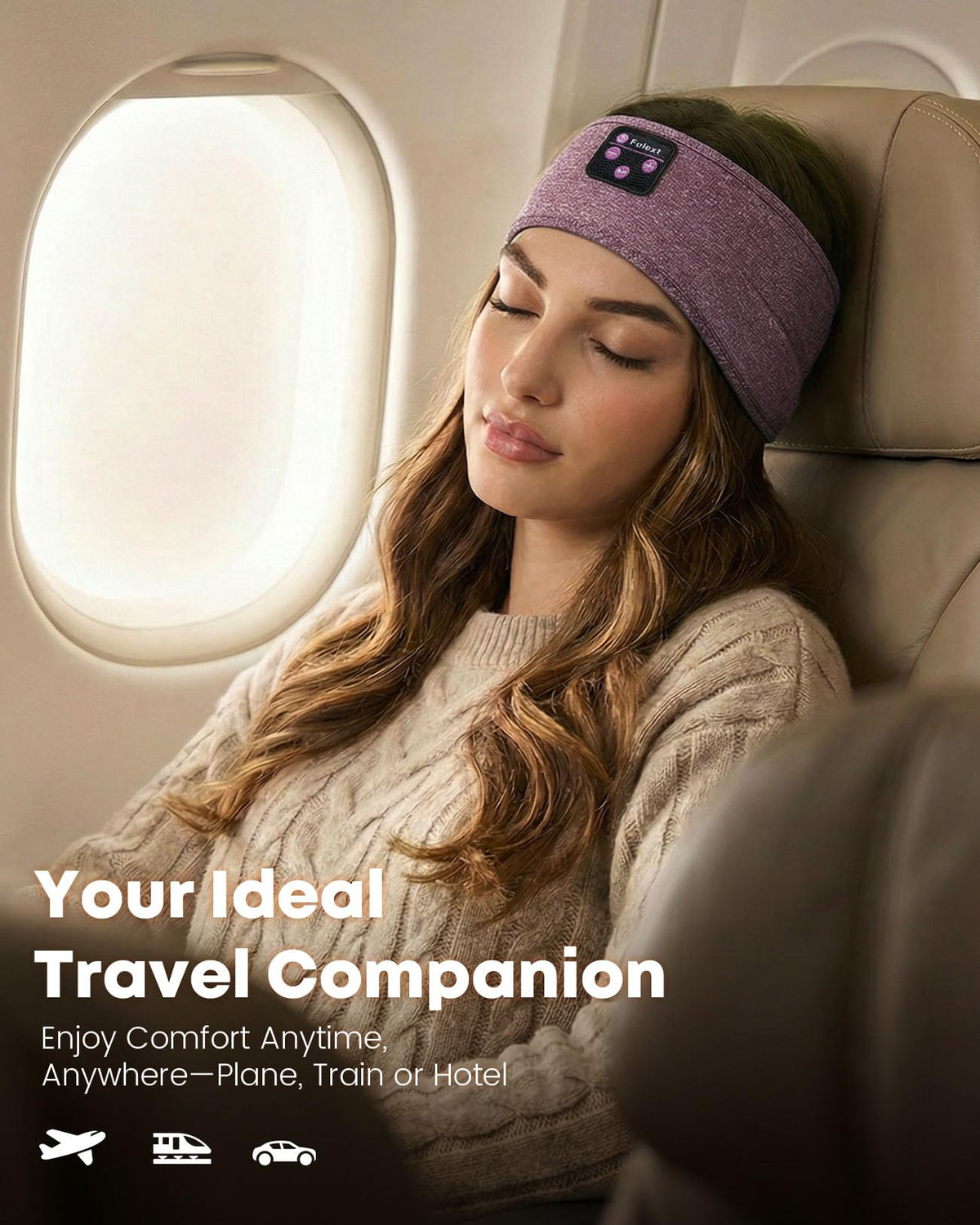 Sleep Headphones Bluetooth 5 4 Sleeping Headband Headphones - Fulext Official Imagery - 7