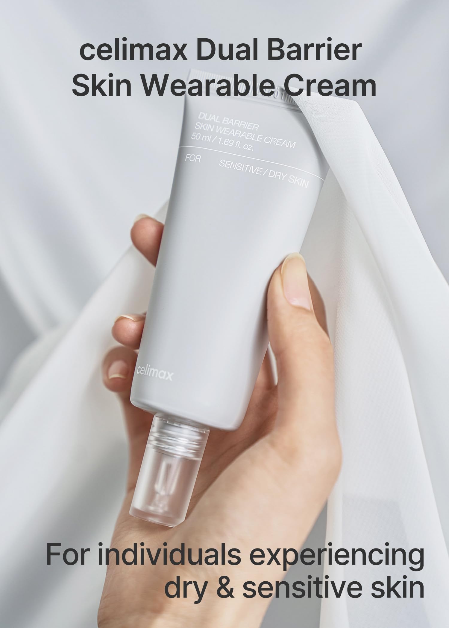 celimax Dual Barrier Skin Wearable Cream 1 69 fl oz - celimax Official Imagery - 3