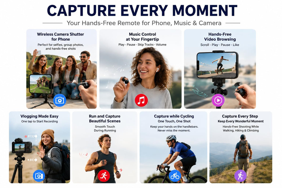 TikTok Scrolling Ring for Phone Wireless Camera Shutter - Premium Selection Official Imagery - 6