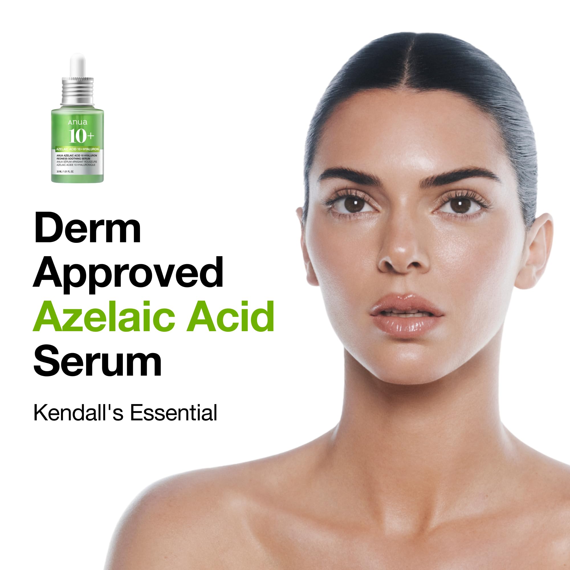 Anua Azelaic Acid 10 Hyaluron Redness Soothing Serum, 1.01 fl oz - ANUA