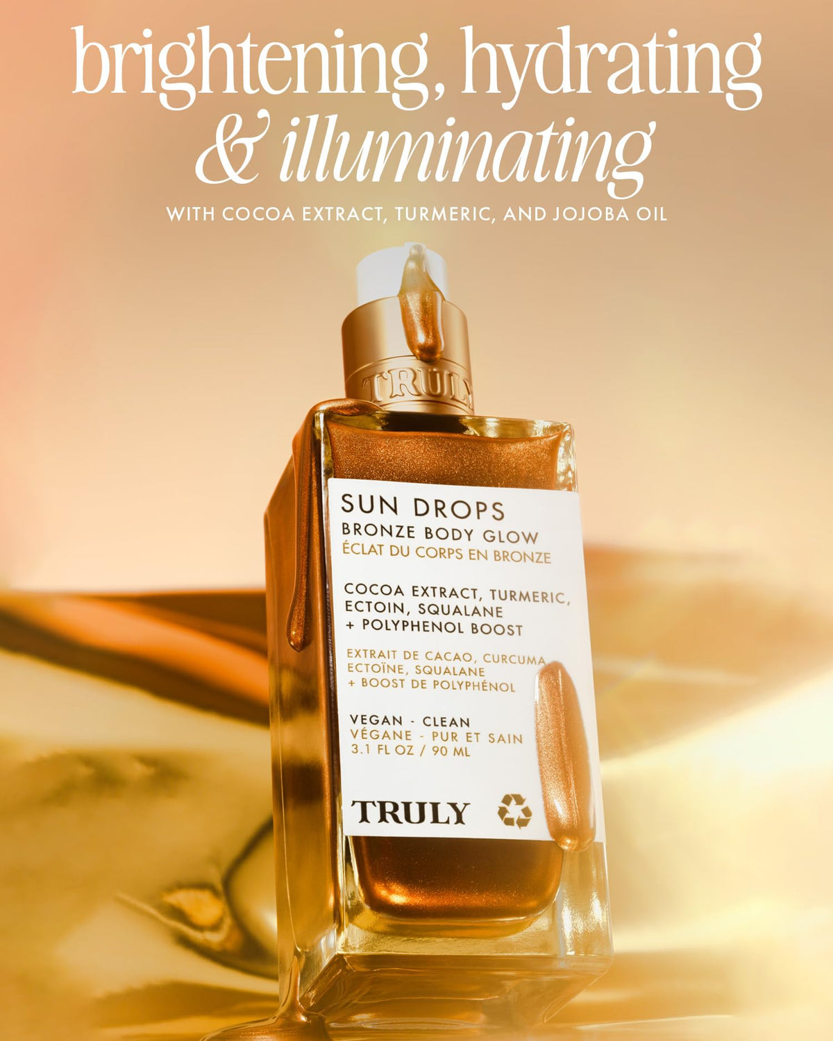 Truly Beauty Sun Drops Bronze Body Glow Oil - Premium Selection Official Imagery - 3