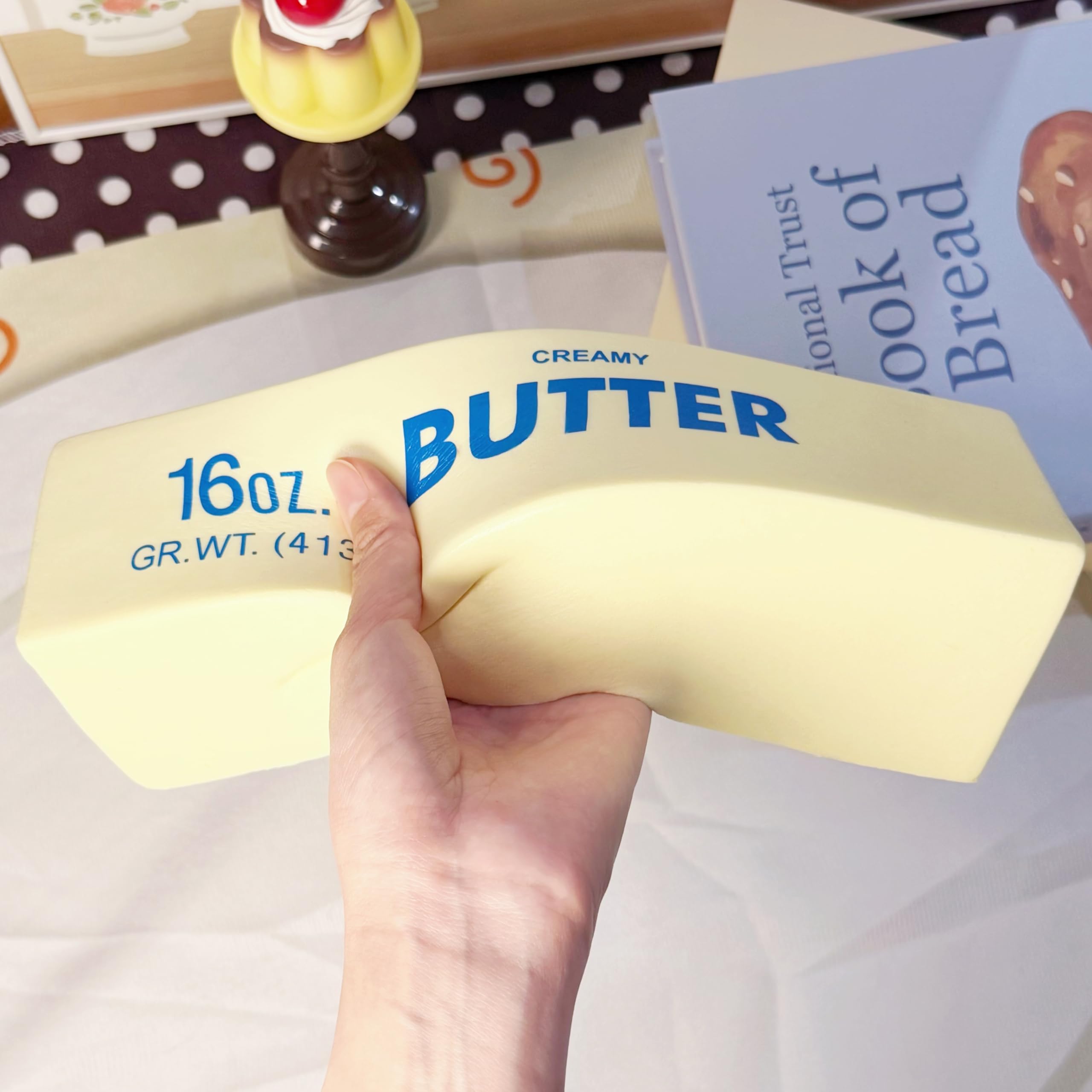9.5in Butter Squishy,Jumbo Squishy,Large Slow Rising Squishy， - View 1