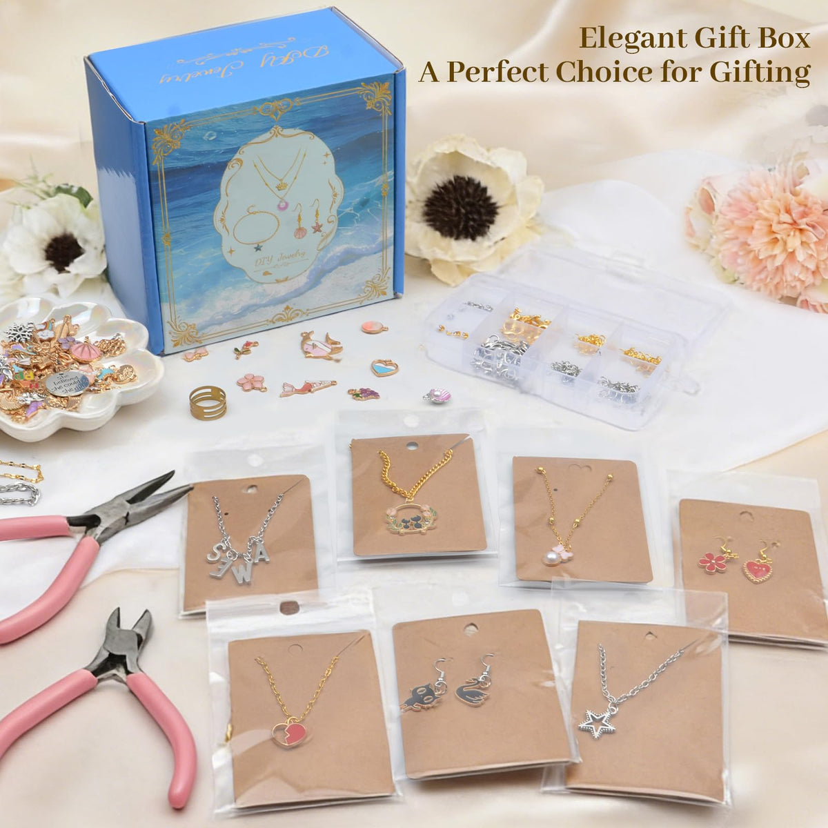 18K Gold Silver Necklace Chains for Jewelry Making - Grnheat Official Imagery - 5
