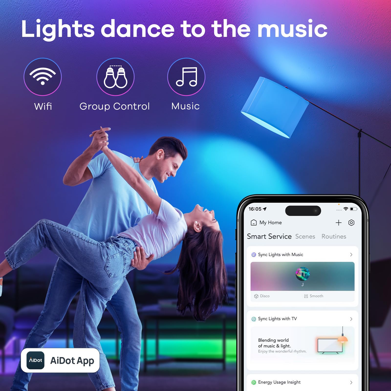 Linkind Matter Smart Light Bulbs, Work with Apple Home, Alexa, Siri, Google - Linkind Official Product View 6