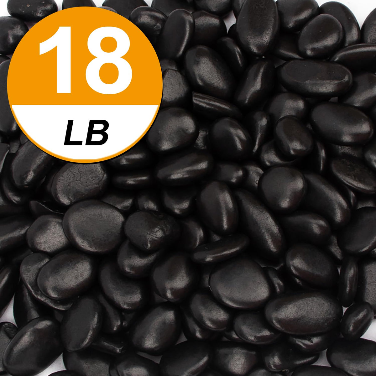 18lbs Natural Polished Decorative Gravel - BLQH Official Imagery - 3