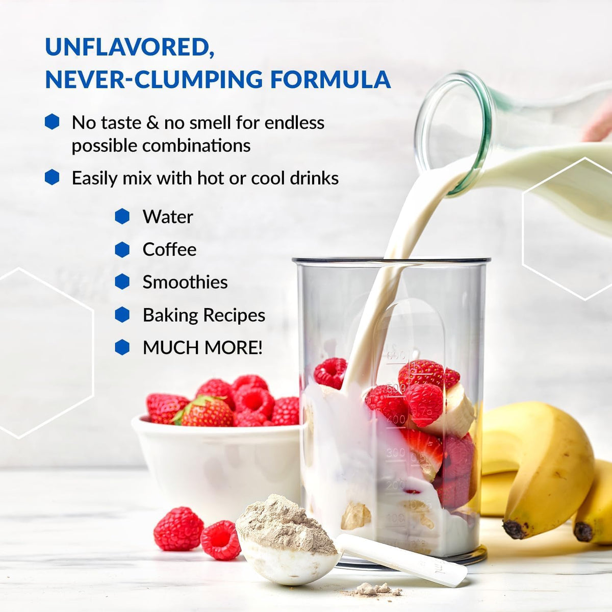 BioTrust Multi Collagen Peptides Unflavored Powder - BioTrust Official Imagery - 7