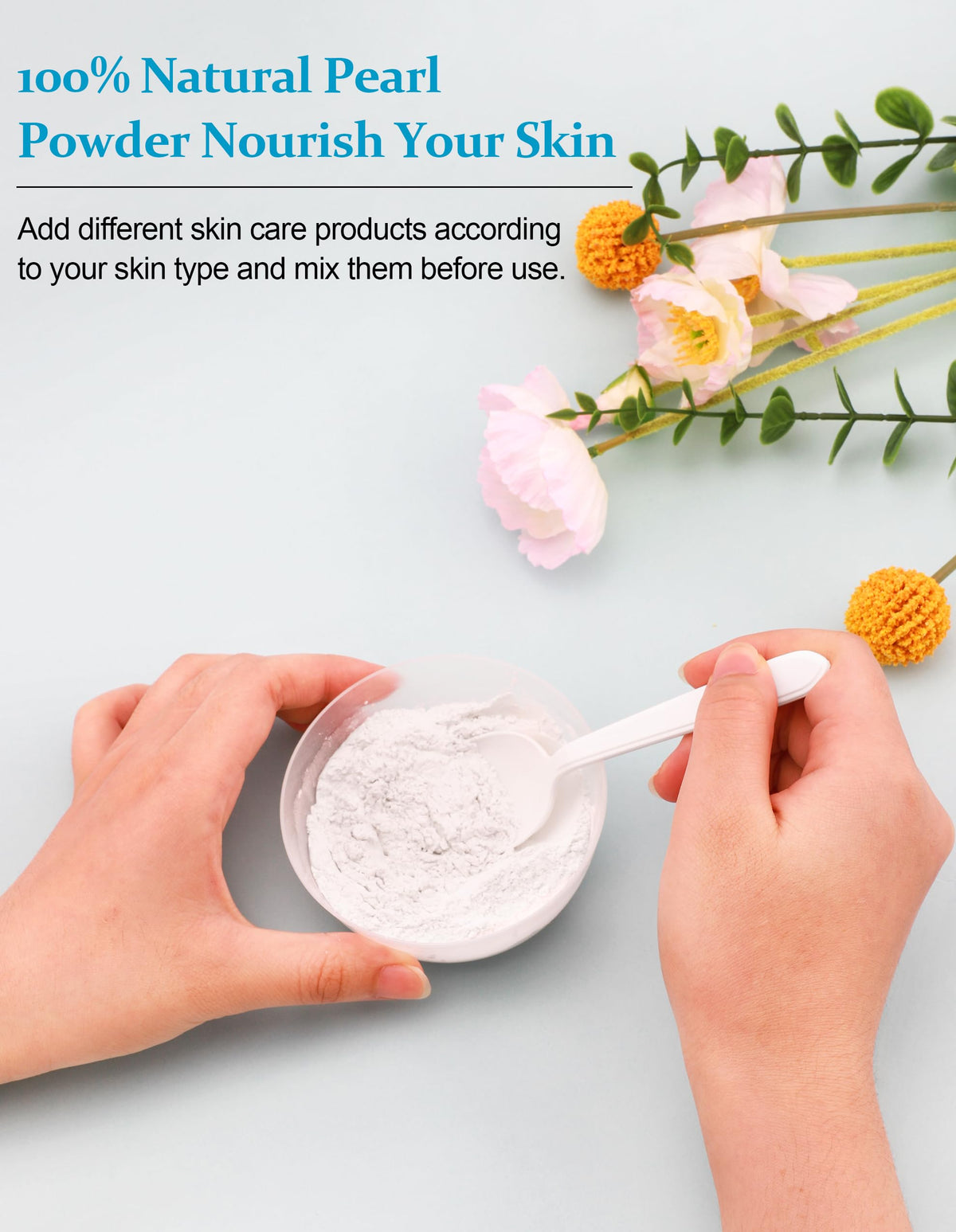 Freshwater Pearl Powder Organic 100g100 Natural Pearl Powder - Jutqut Official Imagery - 4