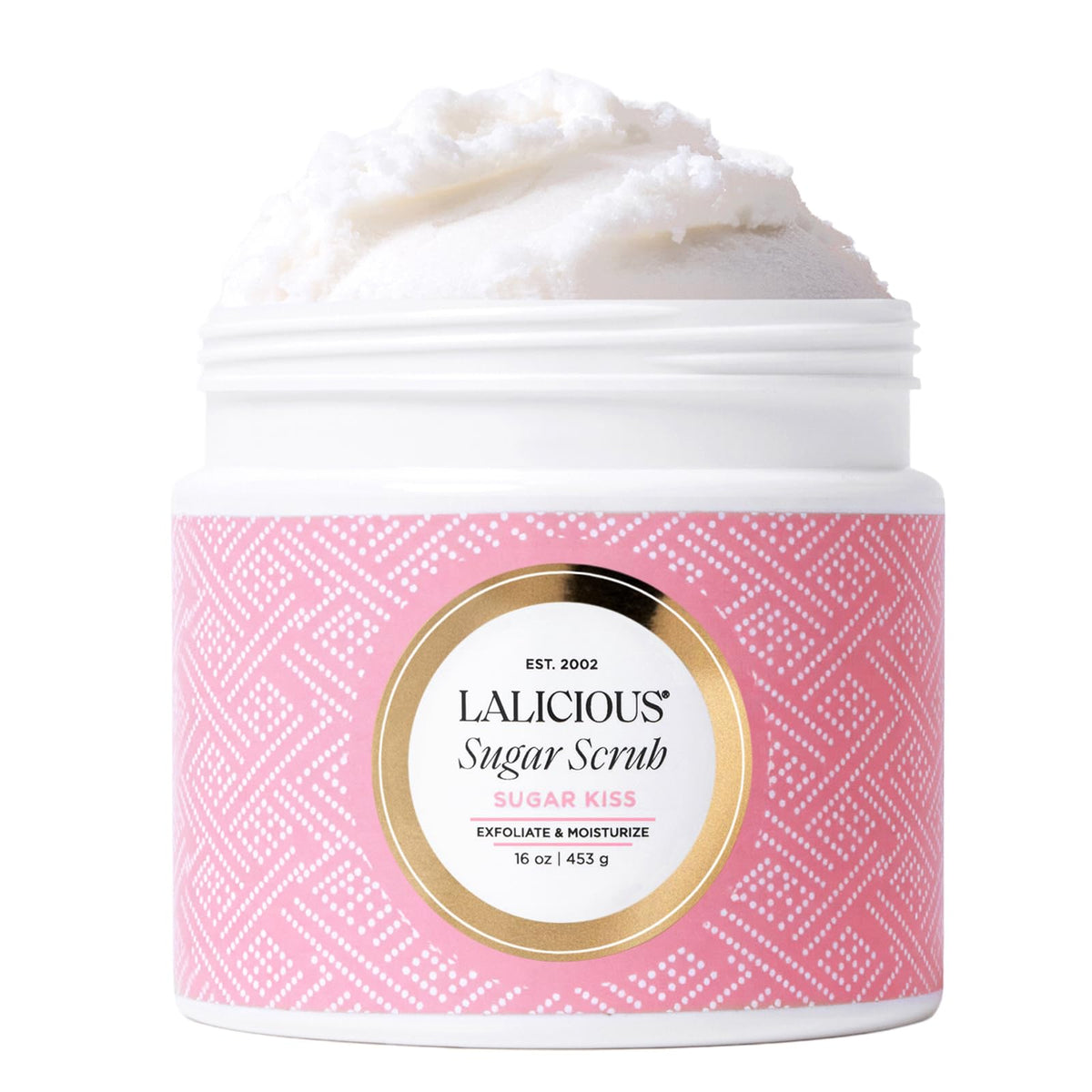 LALICIOUS Sugar Kiss Exfoliating Moisturizing Body Scrub - LALICIOUS Official Imagery - 1