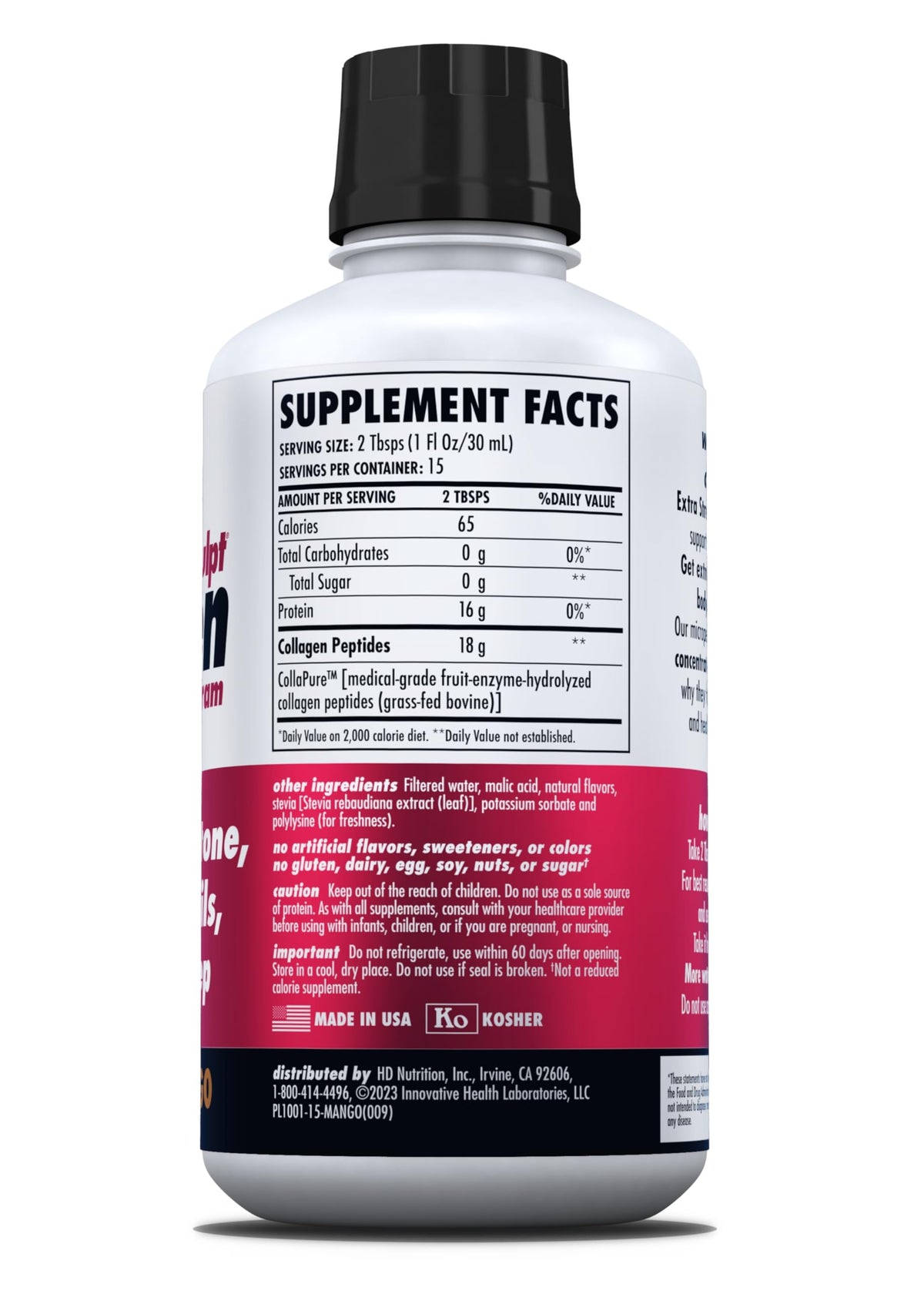 HEALTH DIRECT AminoSculpt Sugar Free Liquid Collagen Smooth - HEALTH DIRECT Official Imagery - 5