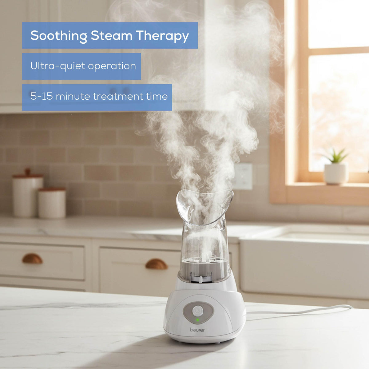 Beurer SI30 Steam Inhaler for Sinus Congestion Allergies - Beurer Official Imagery - 4
