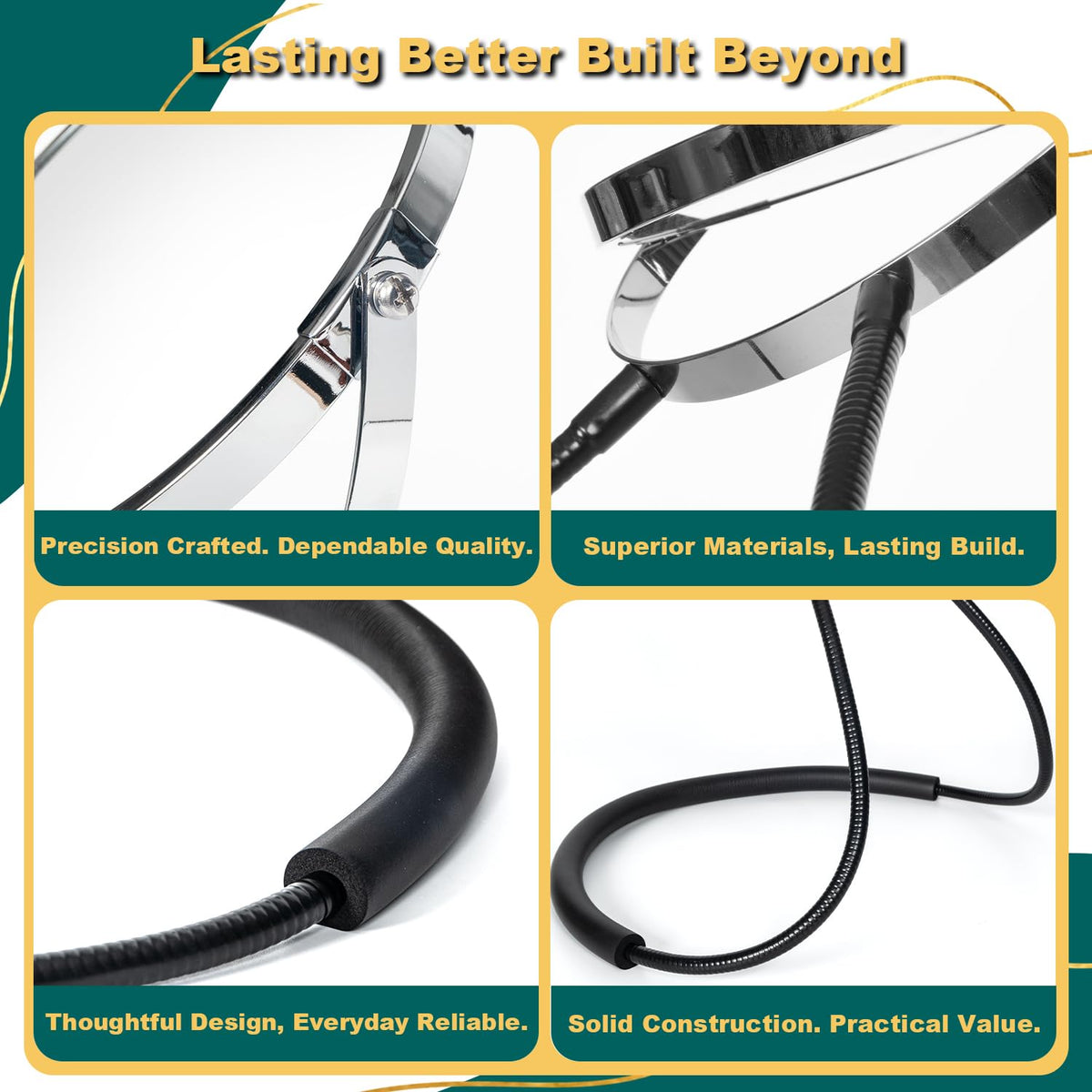 Double Sided Mirror to See Back of Head 360 Hair Cutting - BESZONE Official Imagery - 8