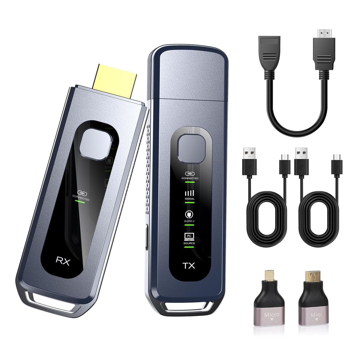 Wireless HDMI Transmitter and Receiver HDMI Extender 4K - Zecamin Official Imagery - 1