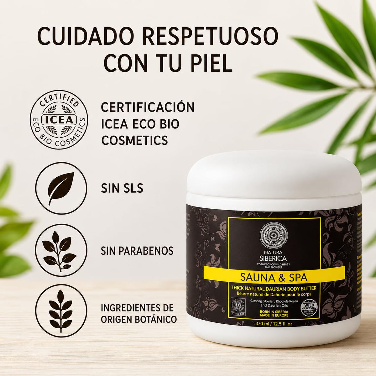 Natura Siberica Sauna SPA Natural Rich Daurian Body Butter - Natura Siberica Official Imagery - 6