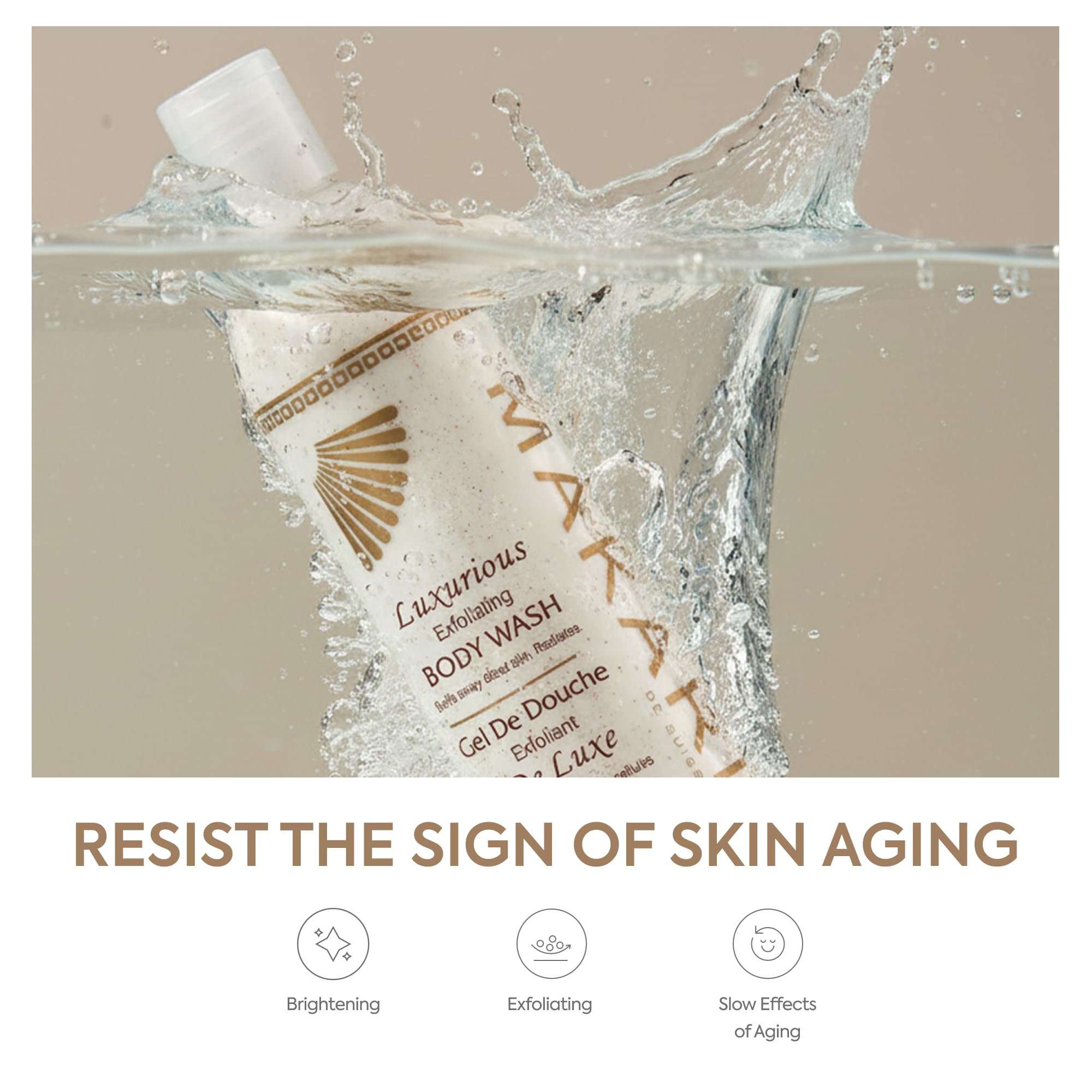 Makari Classic Luxurious Exfoliating Body Wash - Brightening & Exfoliating Body - MAKARI Official Product View 4