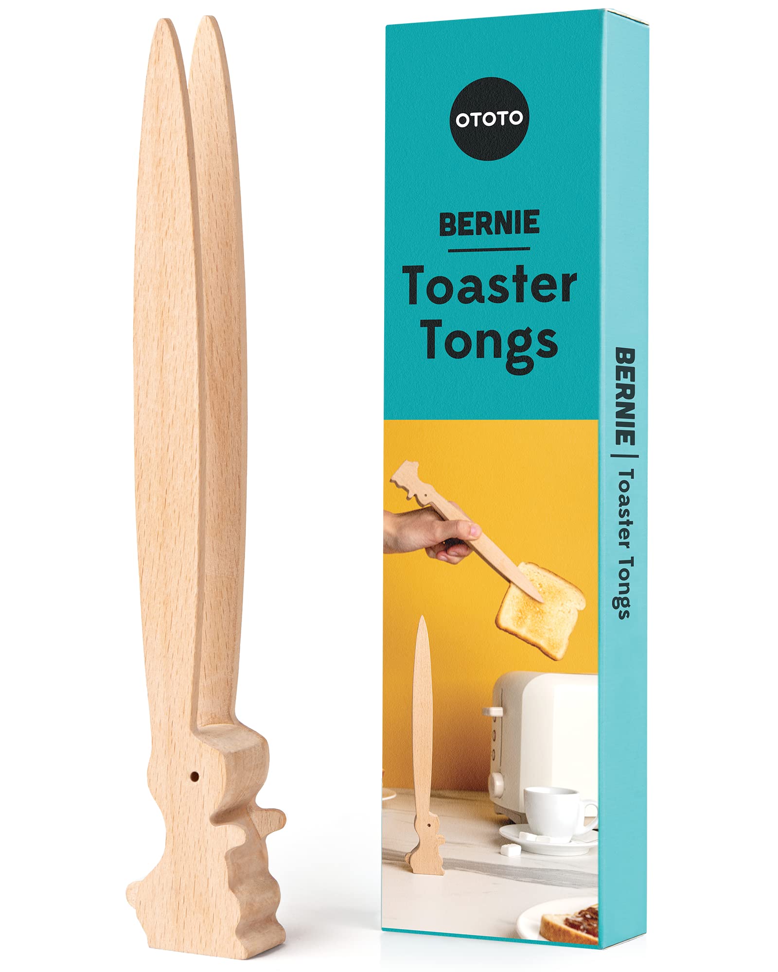 OTOTO Bernie Bunny Toaster Tongs - Rabbit, Salad Servers - Multipurpos - View 1