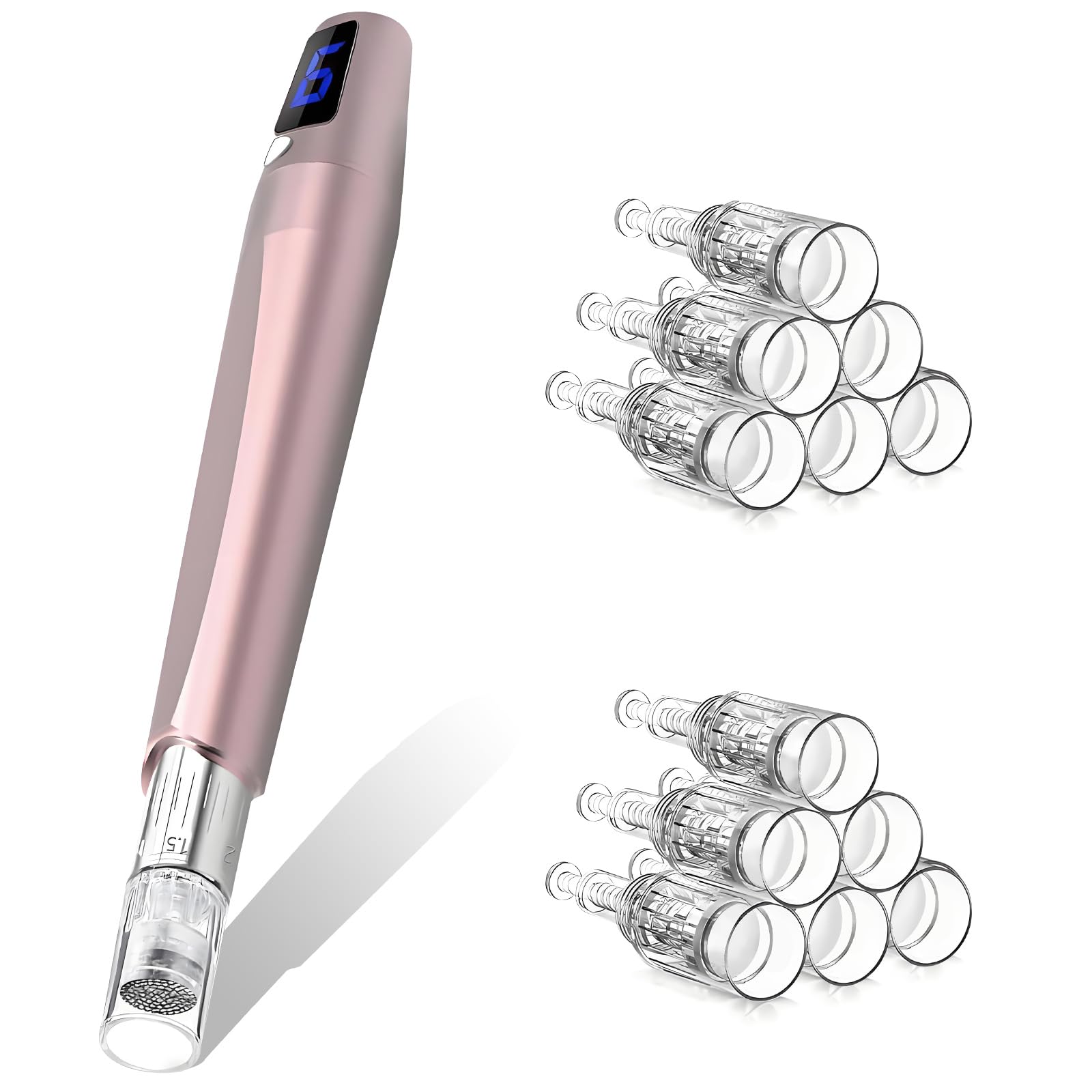 Microneedle Derma Roller for Skin 0 25mm Microneedling Pen - Goanpebl Official Imagery - 1