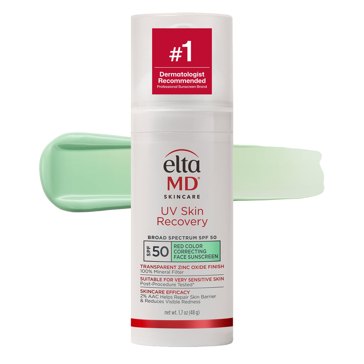 EltaMD UV Skin Recovery 100 Mineral Face Sunscreen SPF 50 - Premium Selection Official Imagery - 2