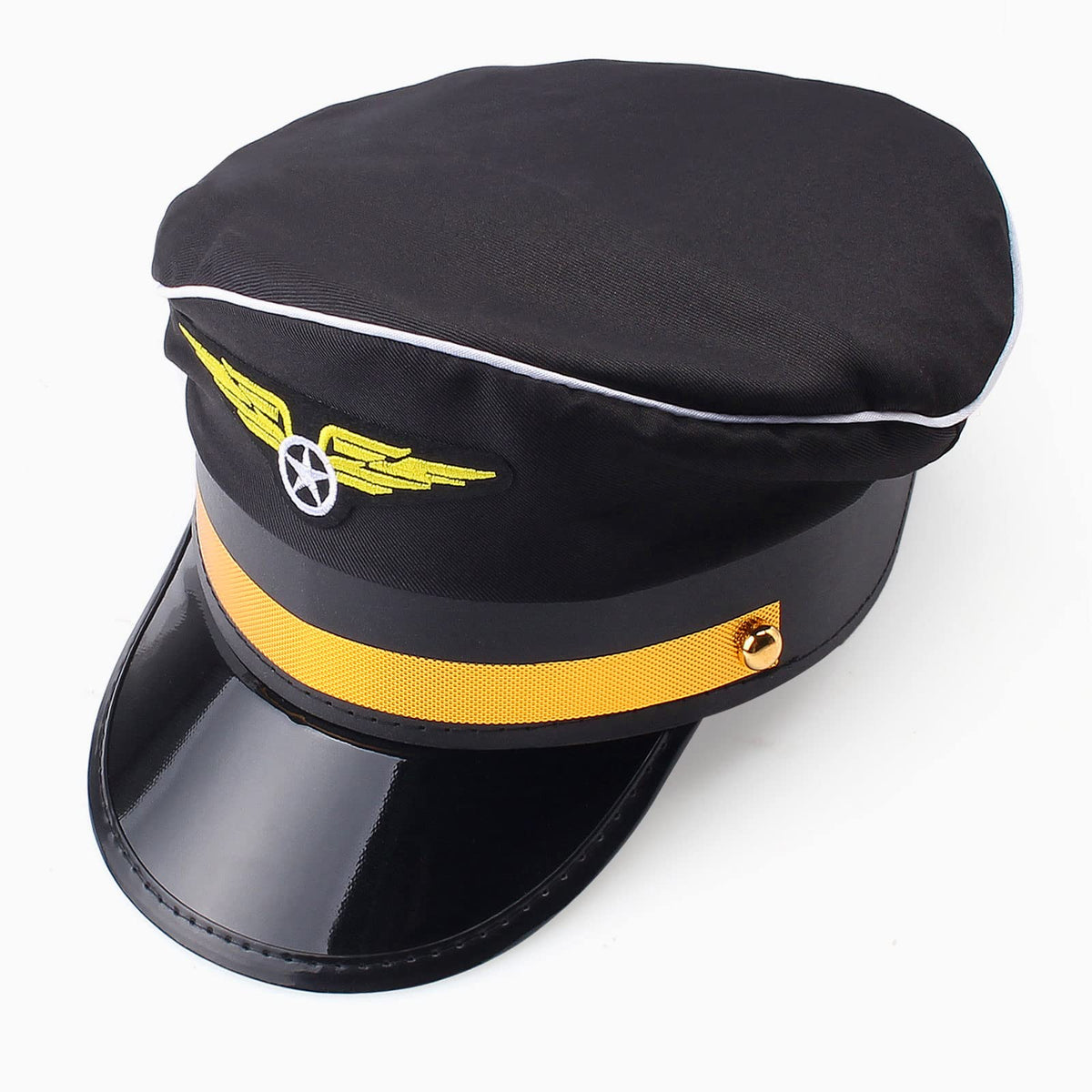 Yewong Airline Pilot Captain Hat Pilot Costume Accessory - Yewong Official Imagery - 4