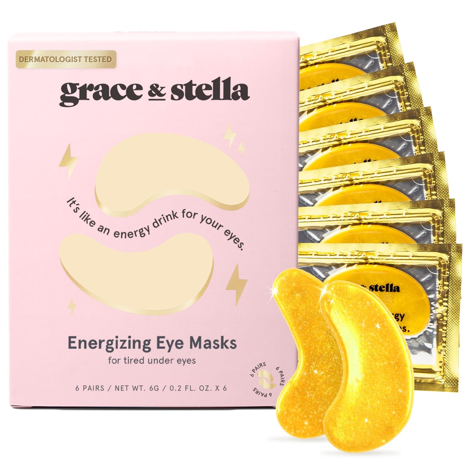 grace & stella Award Winning Under Eye Mask - Teen Gifts, Gel - Product Imagery