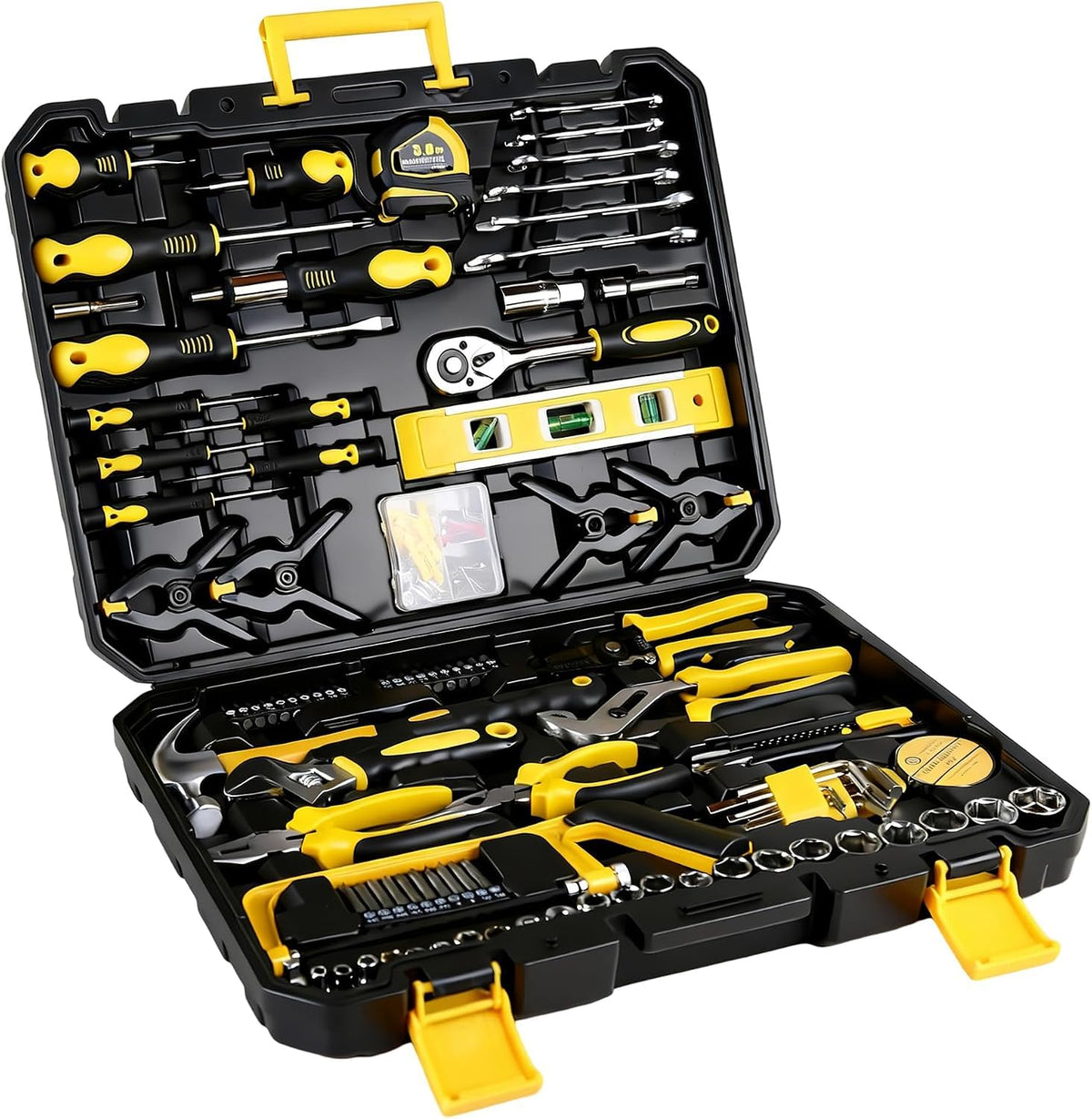 266 Piece Home Tool Set with Portable Storage Case Complete - Premium Selection Official Imagery - 7