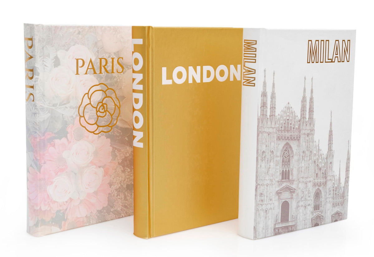 Gold Decorative Books for Home Decor - CARA & COLORS Official Imagery - 6